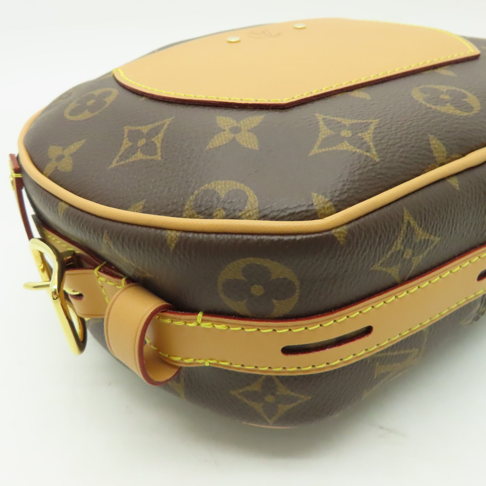 LOUIS VUITTON 【激減優惠】Monogram Boite Chapeau Souple MM金扣肩背袋啡色