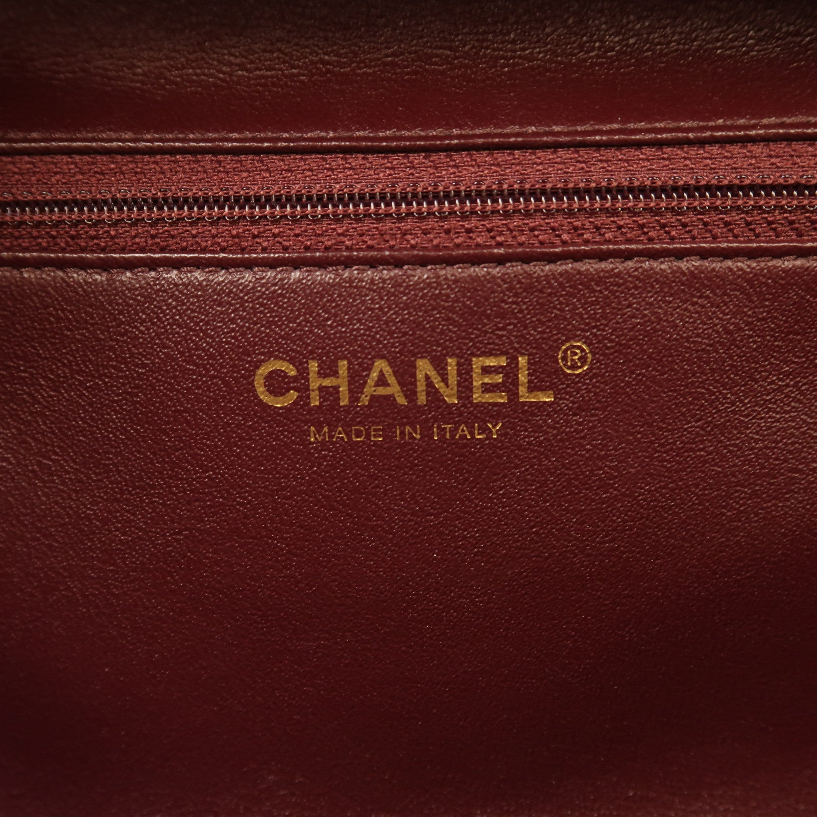 CHANEL 羊皮皮革Chain Shoulder金扣手挽肩背兩用袋