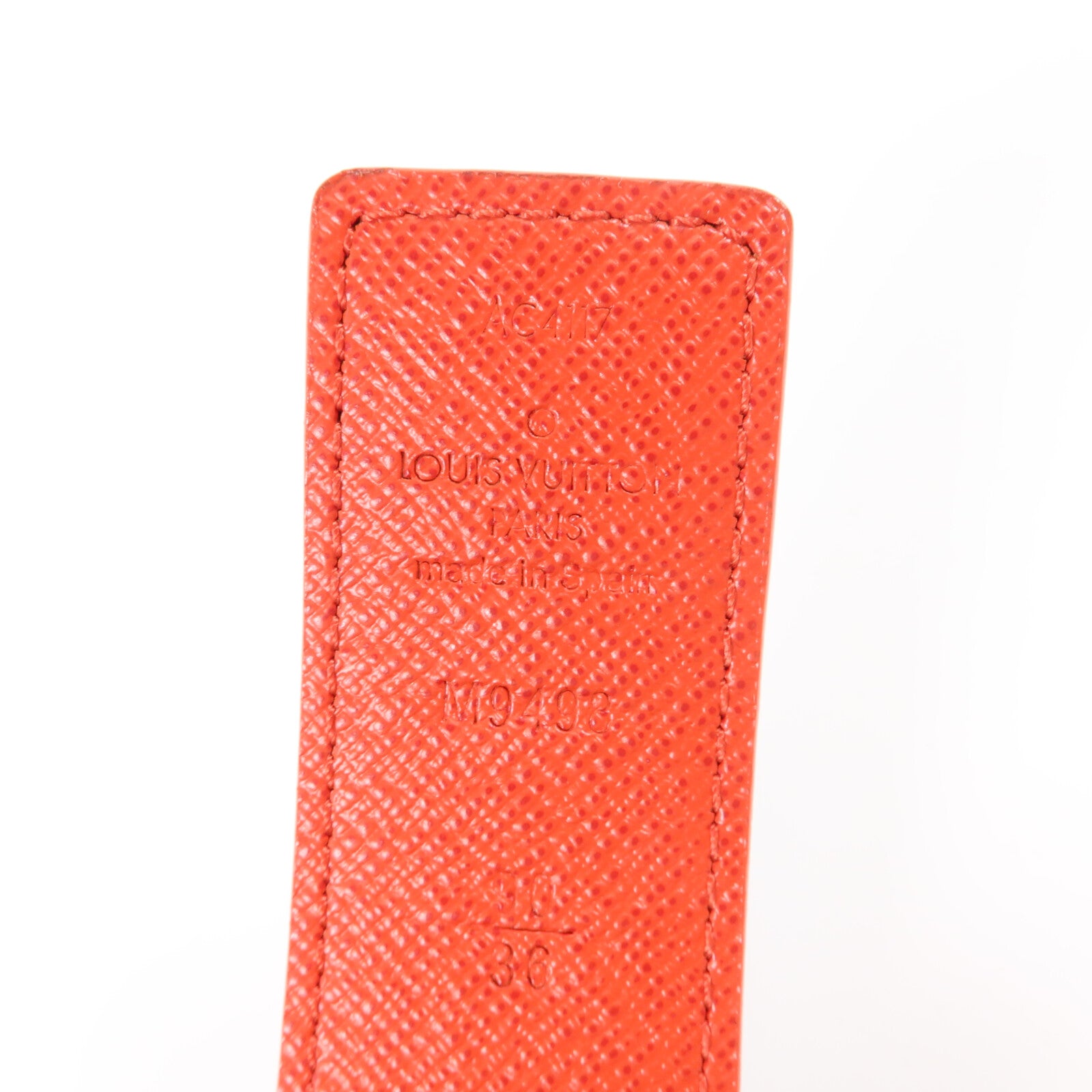 LOUIS VUITTON Monogram LV Initiales 90cm Belt皮帶