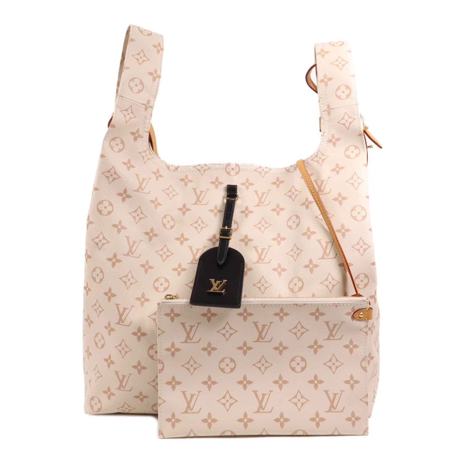 LOUIS VUITTON Monogram Dune Atlantis GM金扣手挽肩背兩用袋