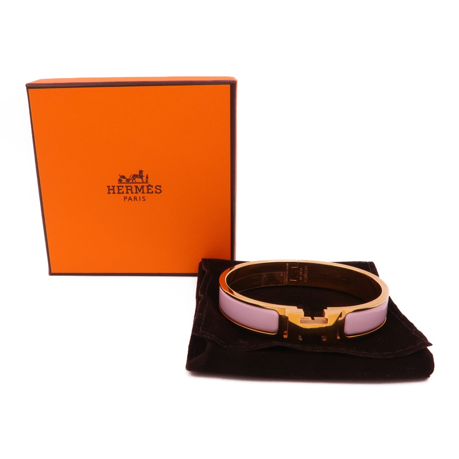 HERMES 金屬Clic H Bangle手鐲