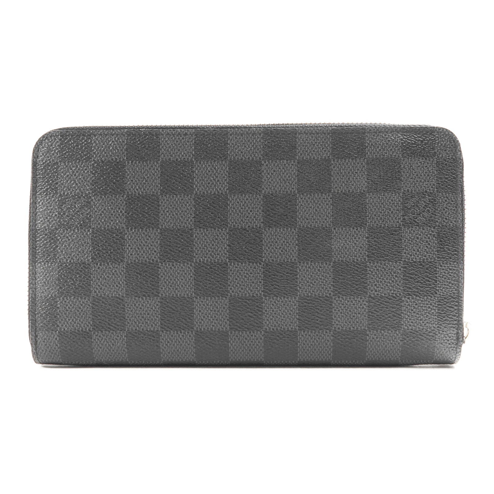 LOUIS VUITTON Damier Graphite Zippy Organizer Wallet銀扣長錢包