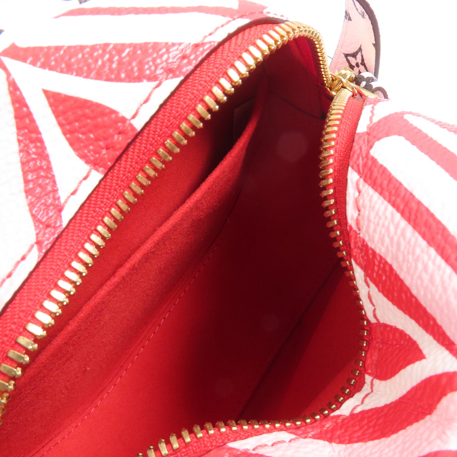 LOUIS VUITTON Monogram Giant Crafty Boite Chapoe Soupe金扣肩背袋