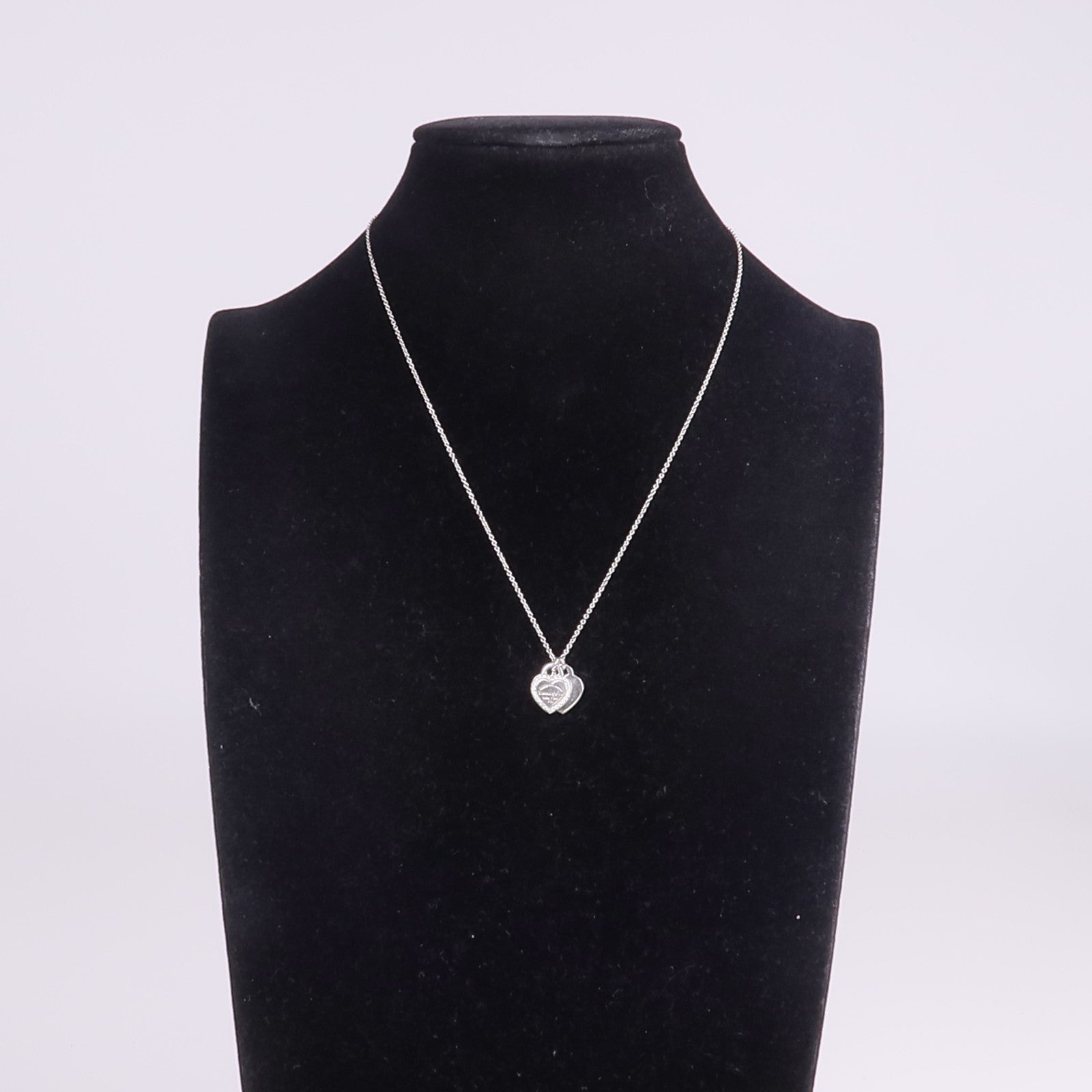TIFFANY＆CO 18K白金Return to Tiffany Heart Diamond鑽石項鍊