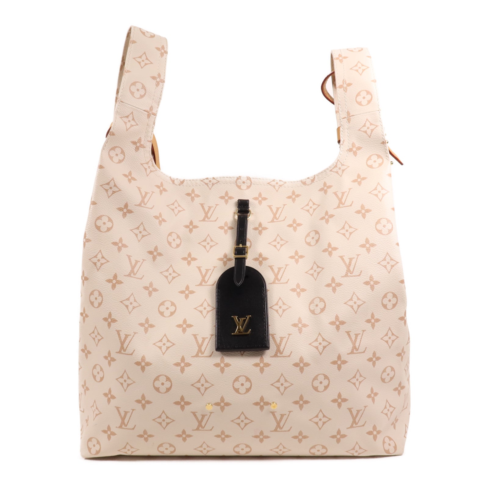 LOUIS VUITTON Monogram Dune Atlantis GM金扣手挽肩背兩用袋
