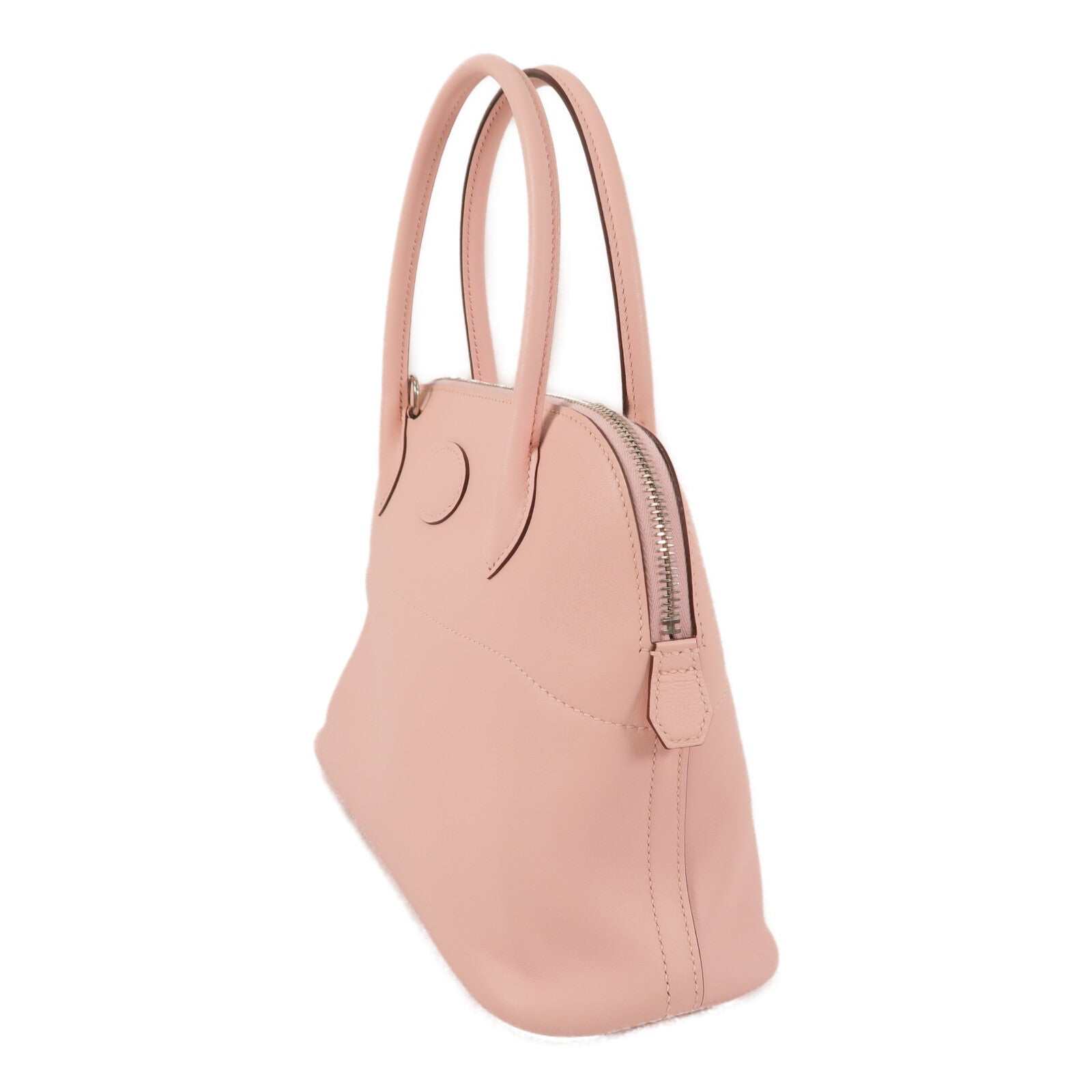 HERMES Swift皮革Bolide 27手挽肩背兩用袋Rose Sakura
