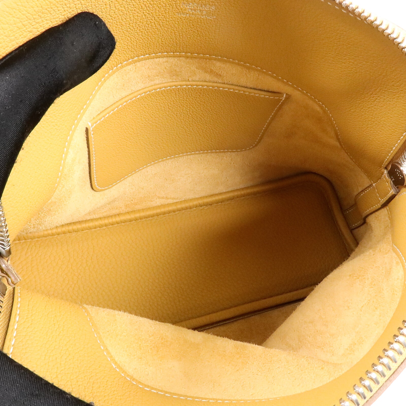 HERMES Togo皮革Bolide Messenger肩背袋Naturel Sable