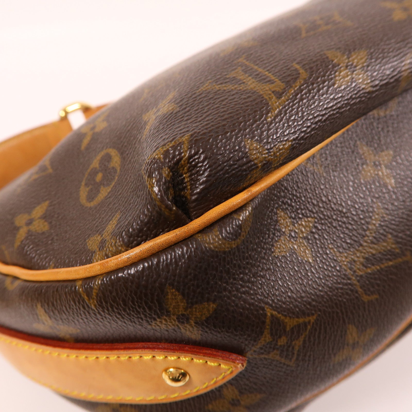 LOUIS VUITTON Monogram Tulum PM金扣肩背袋啡色
