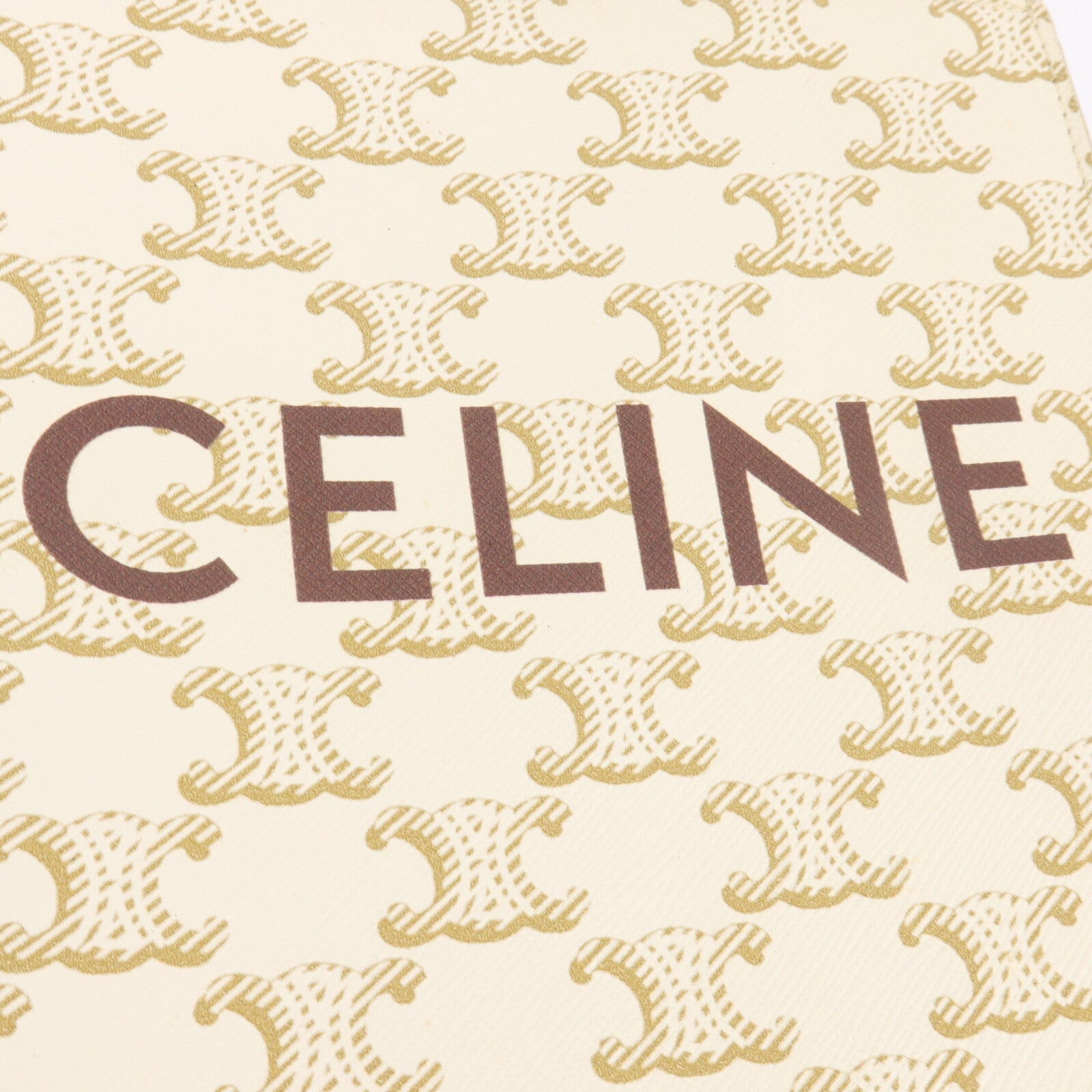 CELINE 塗層帆布Mini Vertical Cabas手挽肩背兩用袋