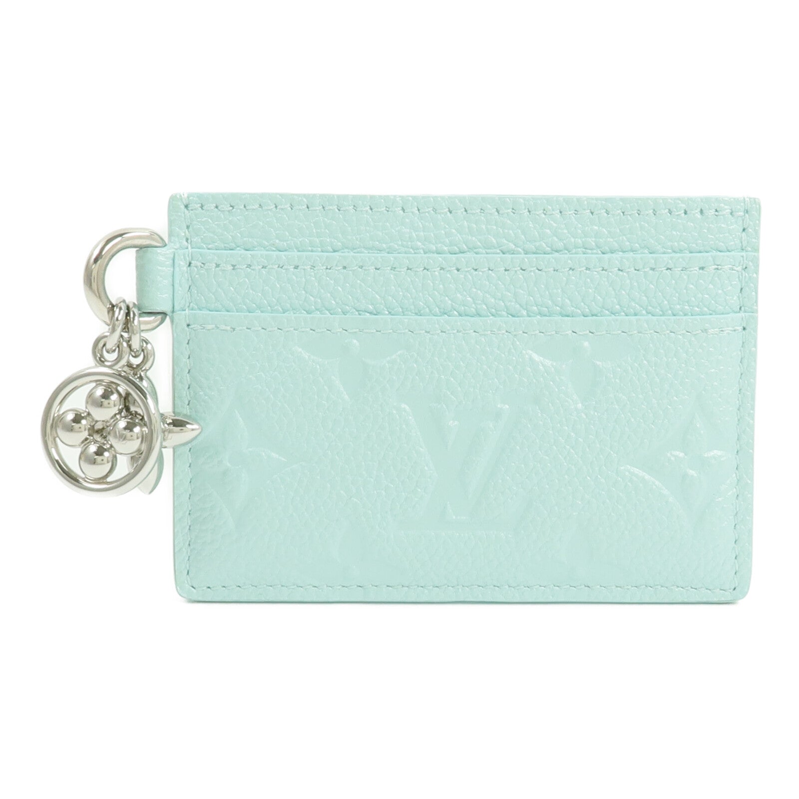LOUIS VUITTON Monogram Empreinte Lv Charm Card Holder卡片套