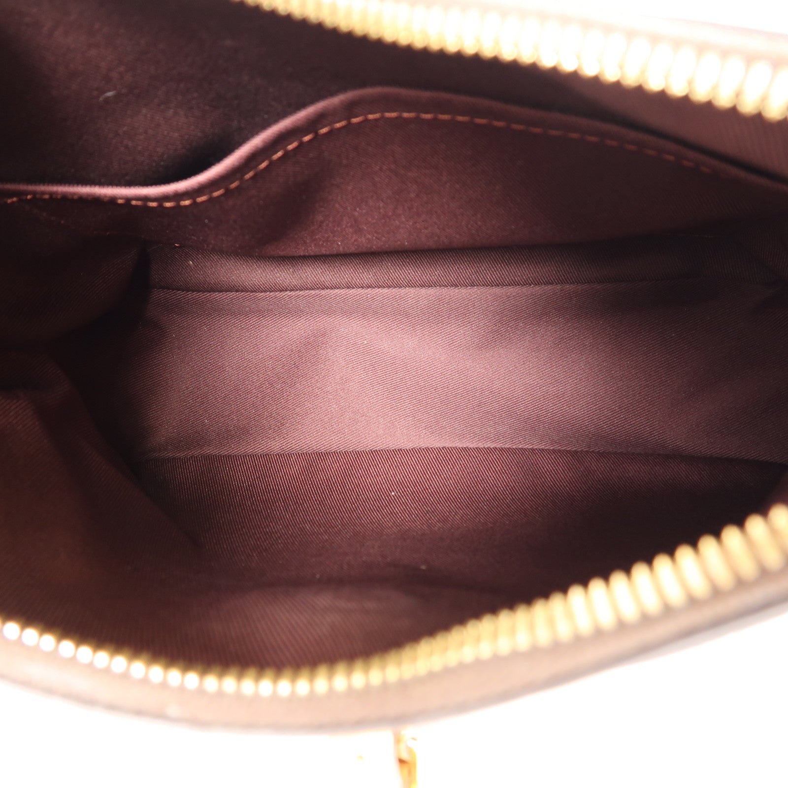 LOUIS VUITTON Monogram Odeon金扣肩背袋棕色
