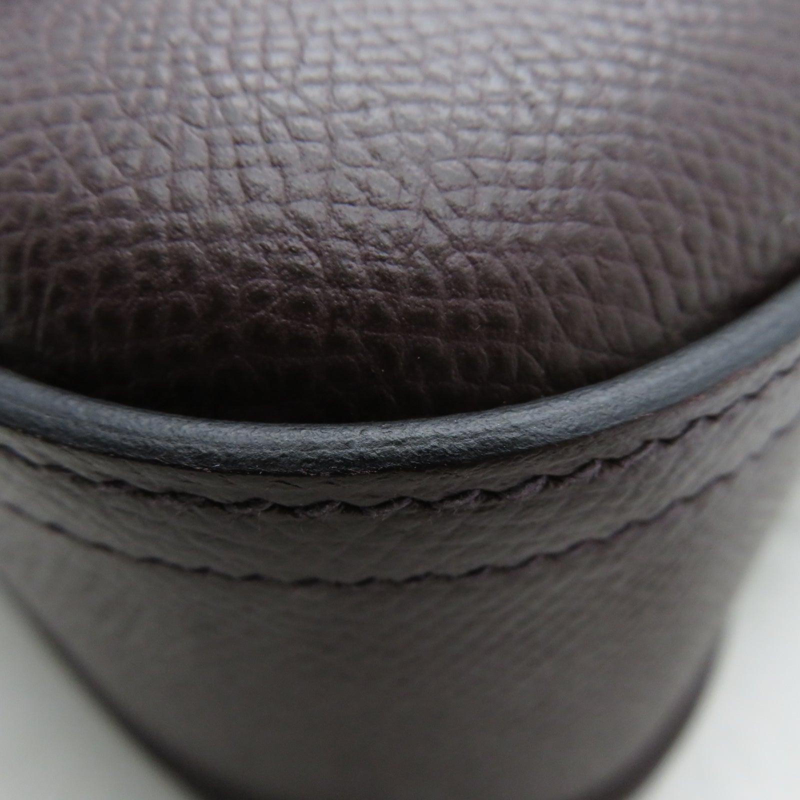 HERMES 【激減優惠】Epsom皮革Della Cavaller銀扣肩背袋啡色