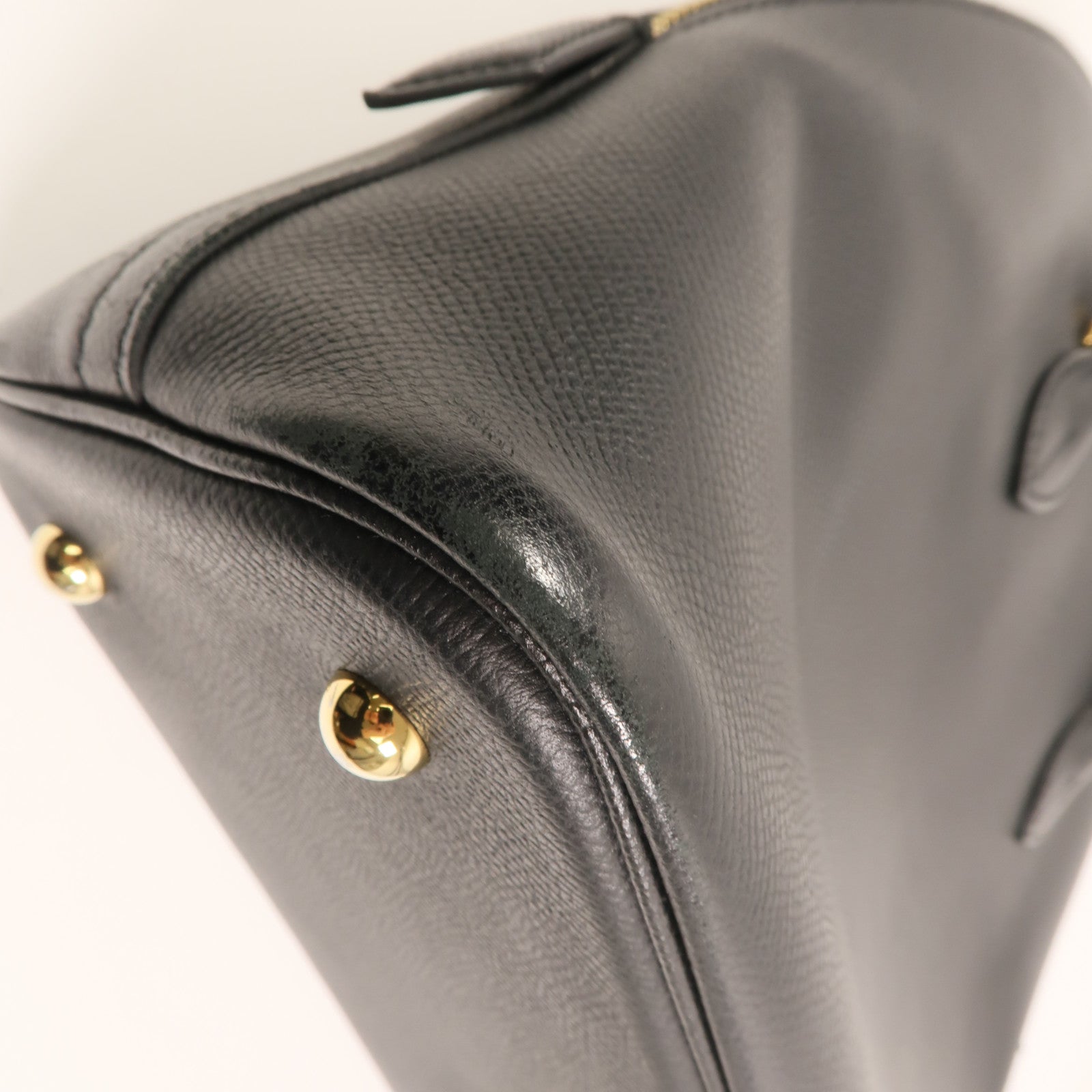 HERMES Epsom皮革Bolide1923 30金扣手挽肩背兩用袋Noir