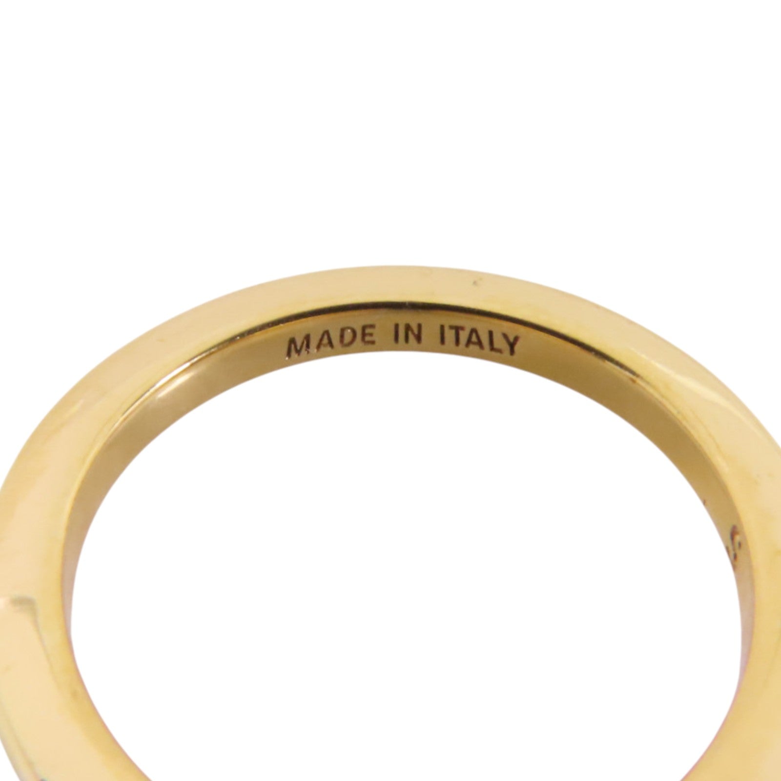 FENDI 金屬/水鑽Monster Ring戒指US#4.25