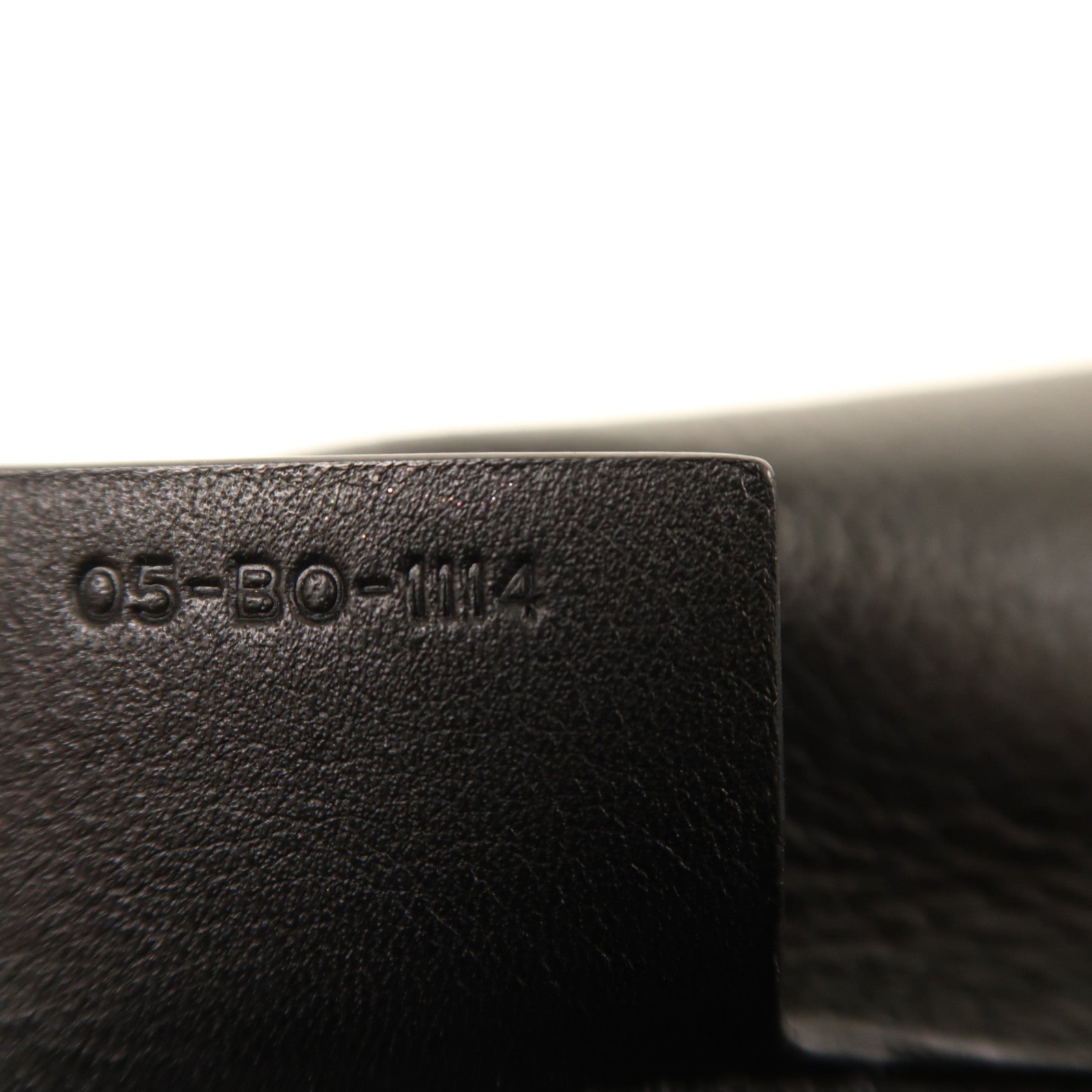 Dior 牛皮皮革Pouch銀扣手拿包黑色