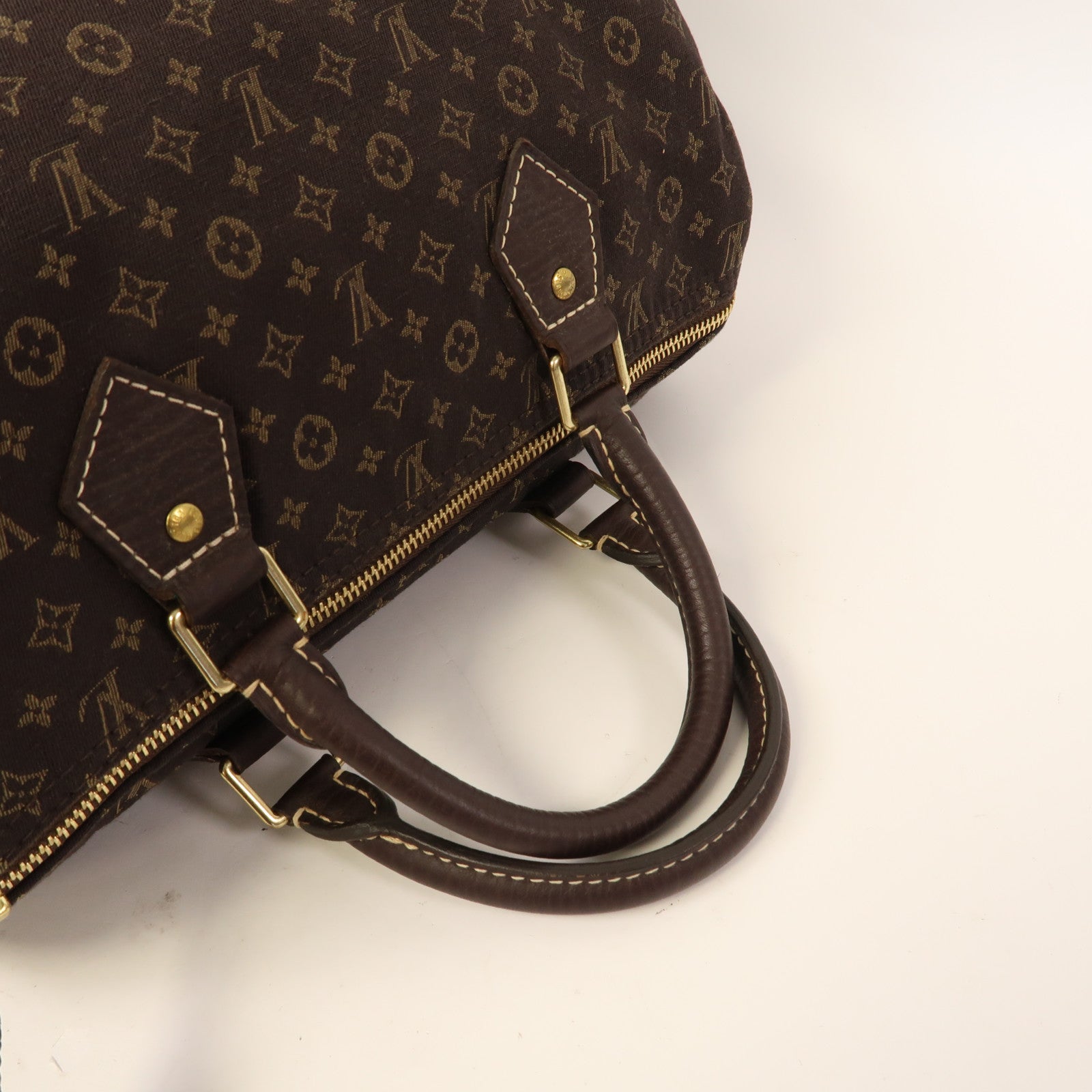 LOUIS VUITTON Monogram Idylle Speedy 30金扣手挽袋啡色