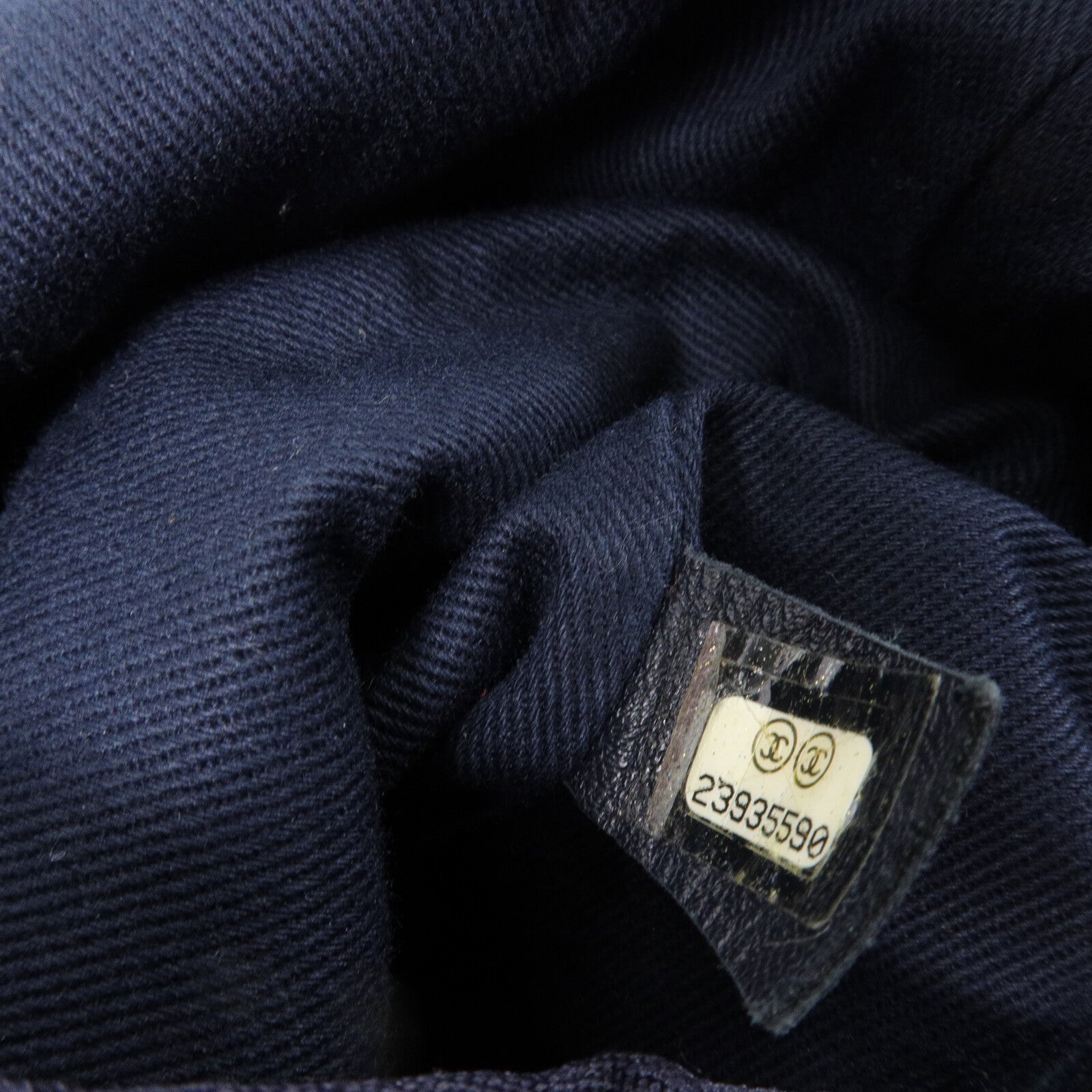 CHANEL 帆布Deauville Backpack鏈帶背包