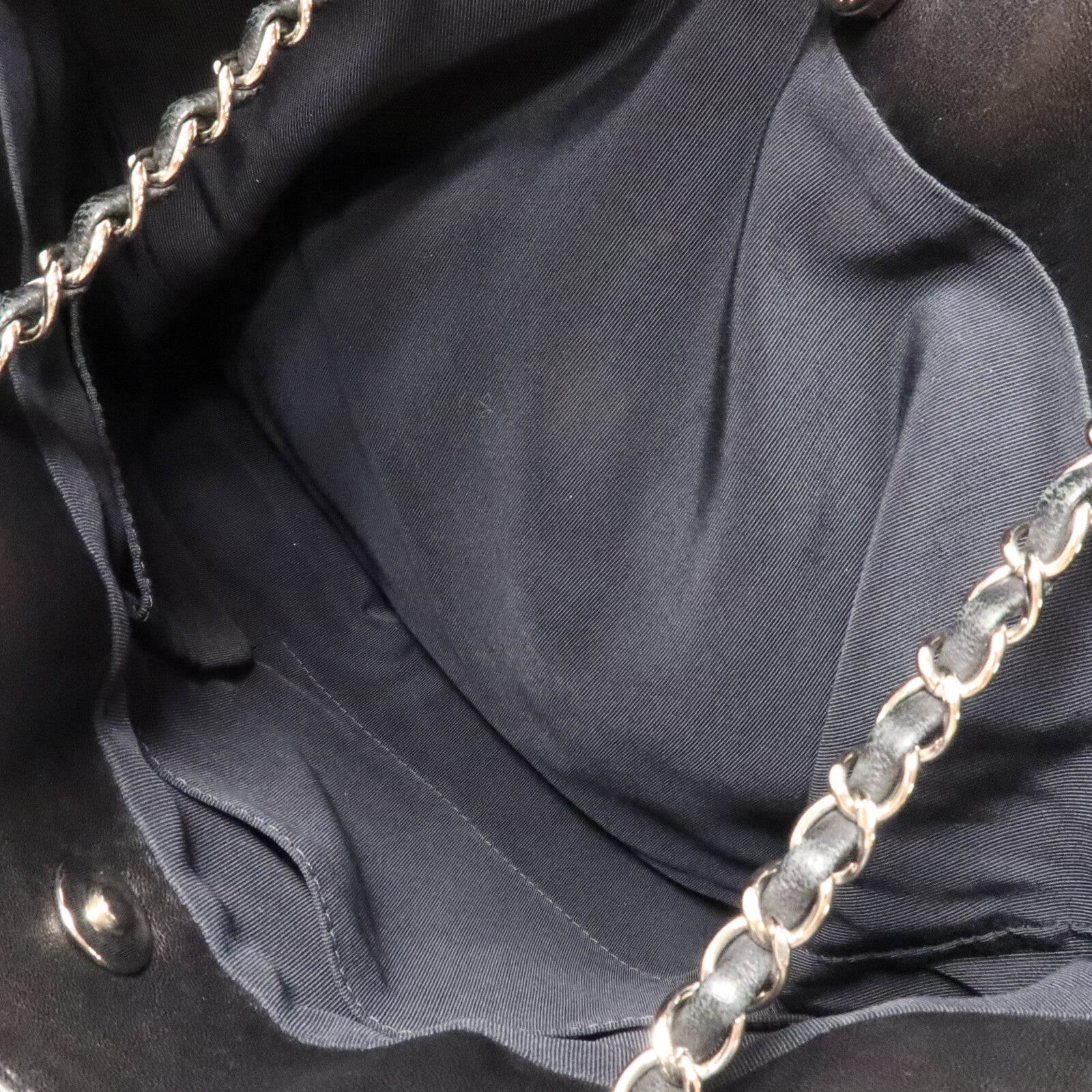 CHANEL 羊皮皮革Chain Shoulder鏈帶手挽肩背兩用袋