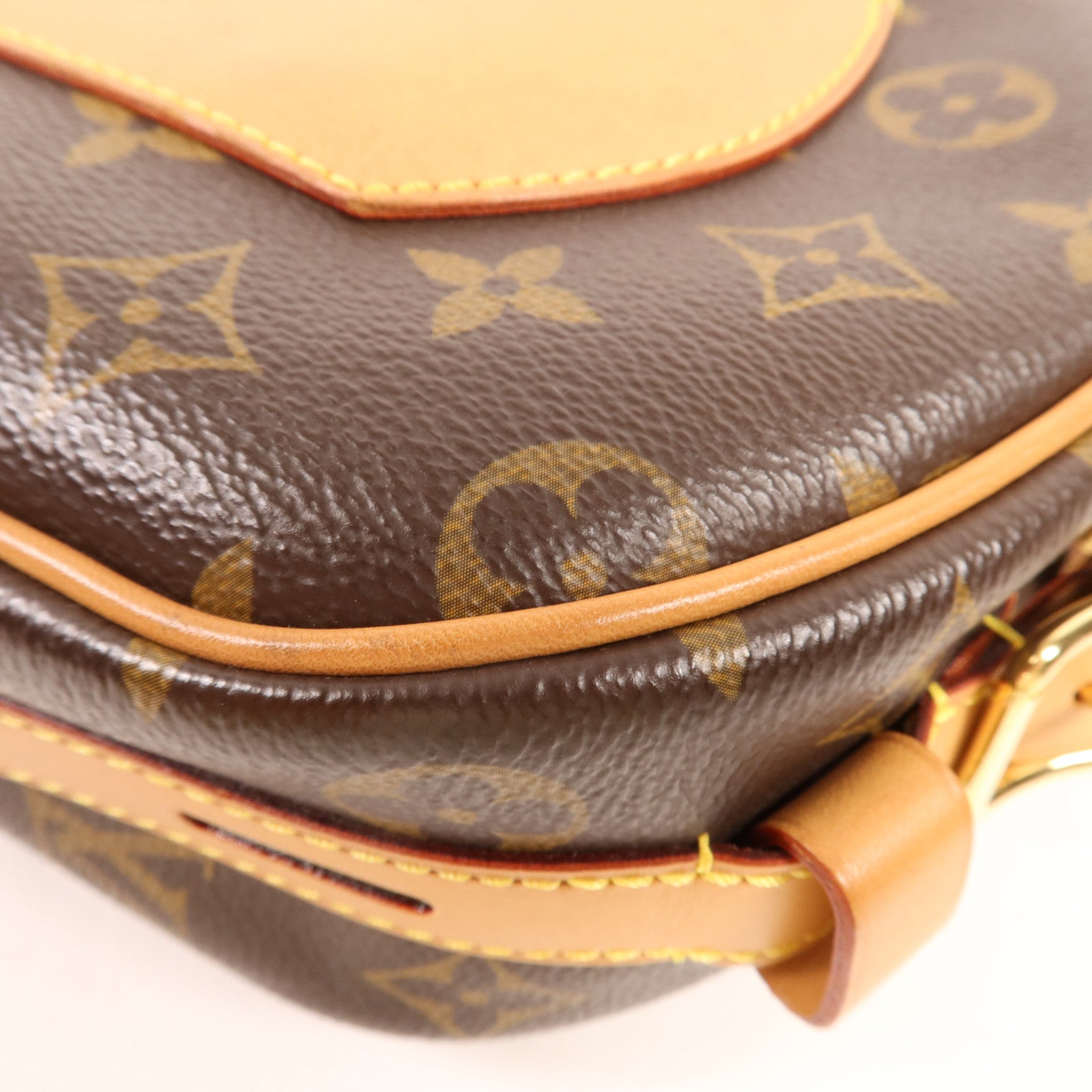LOUIS VUITTON Monogram Boite Chapeau Souple MM金扣肩背袋