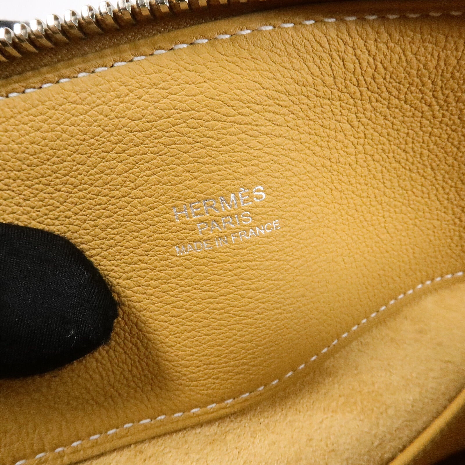 HERMES Togo皮革Bolide Messenger肩背袋Naturel Sable