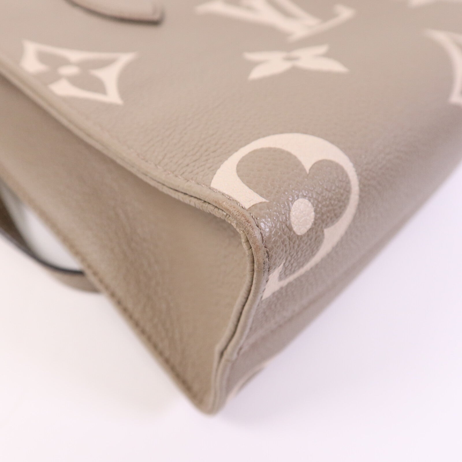 LOUIS VUITTON Monogram Empreinte On The Go PM金扣手挽肩背兩用袋