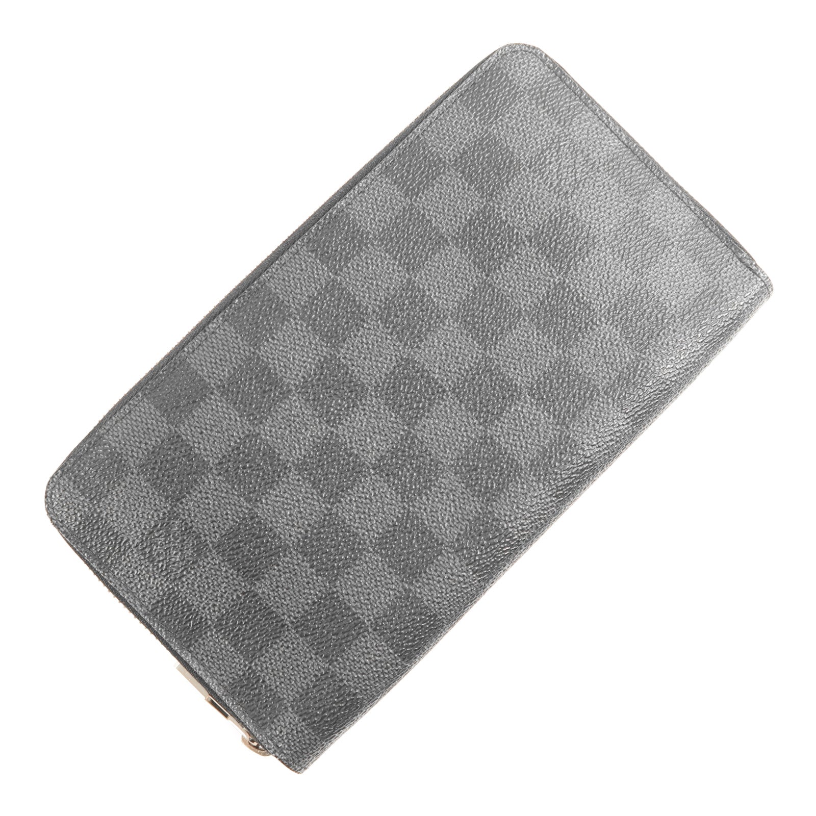 LOUIS VUITTON Damier Graphite Zippy Organizer Wallet銀扣長錢包