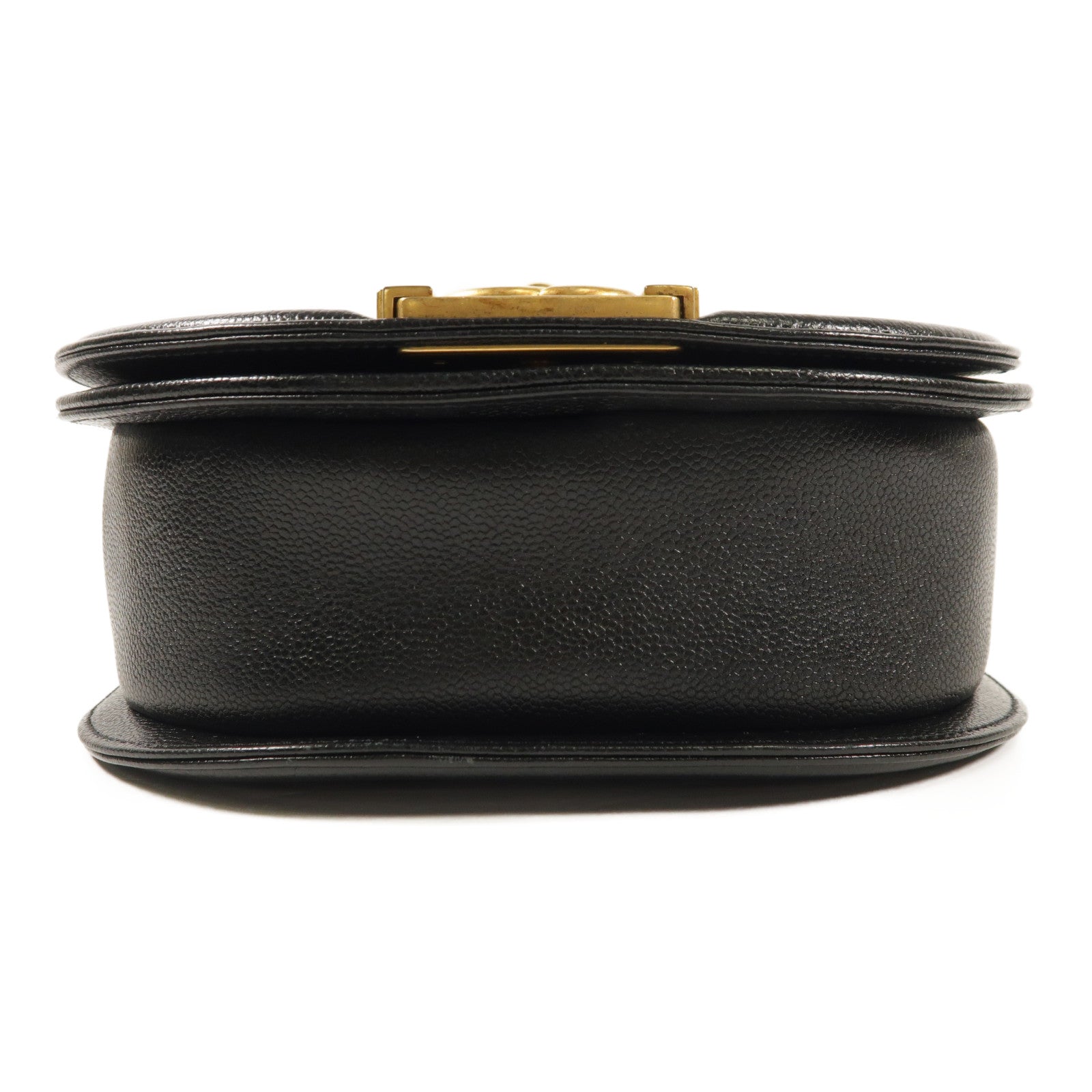 CHANEL 【激減優惠】牛皮皮革Boy金扣肩背袋