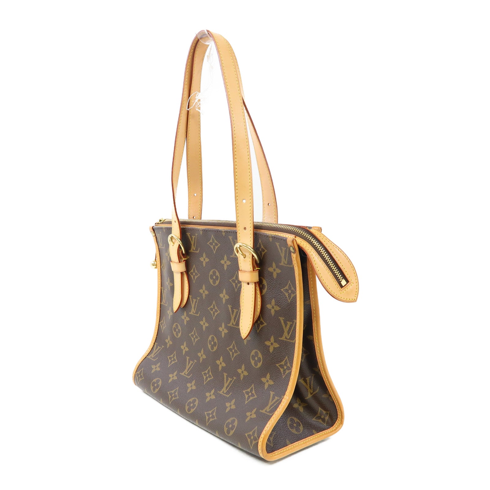 LOUIS VUITTON Monogram Popincort Haut金扣肩背袋啡色