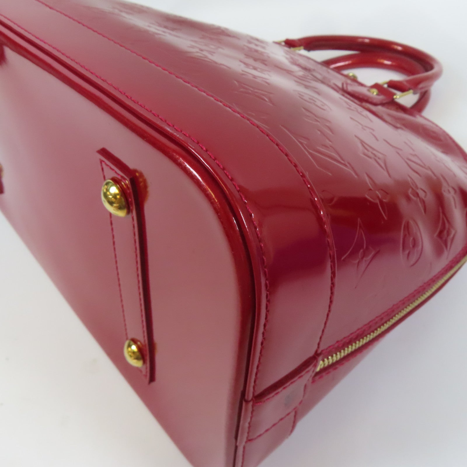 LOUIS VUITTON 【激減優惠】Venis Alma GM金扣手挽袋紅色