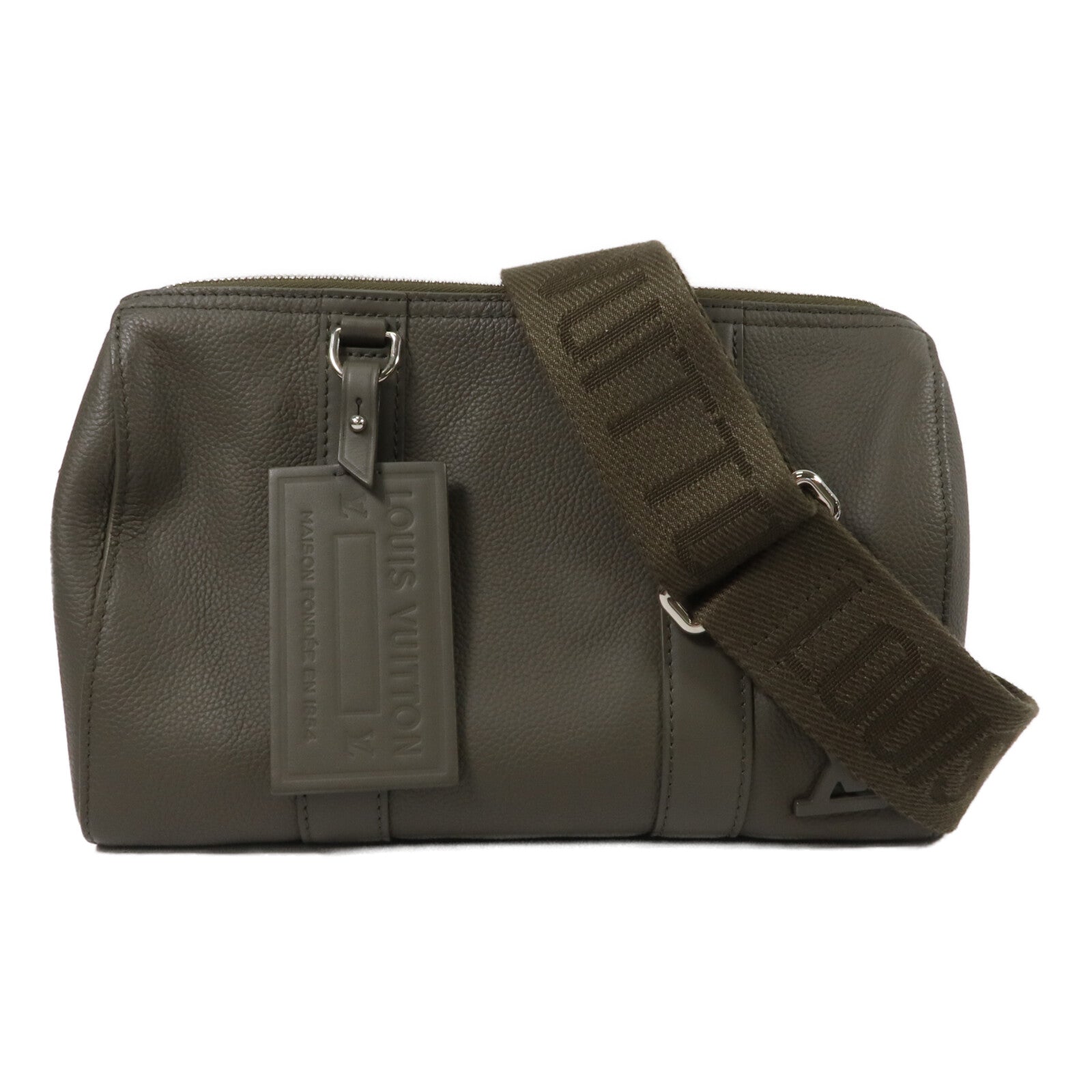 LOUIS VUITTON 牛皮皮革Keepall 25肩背袋
