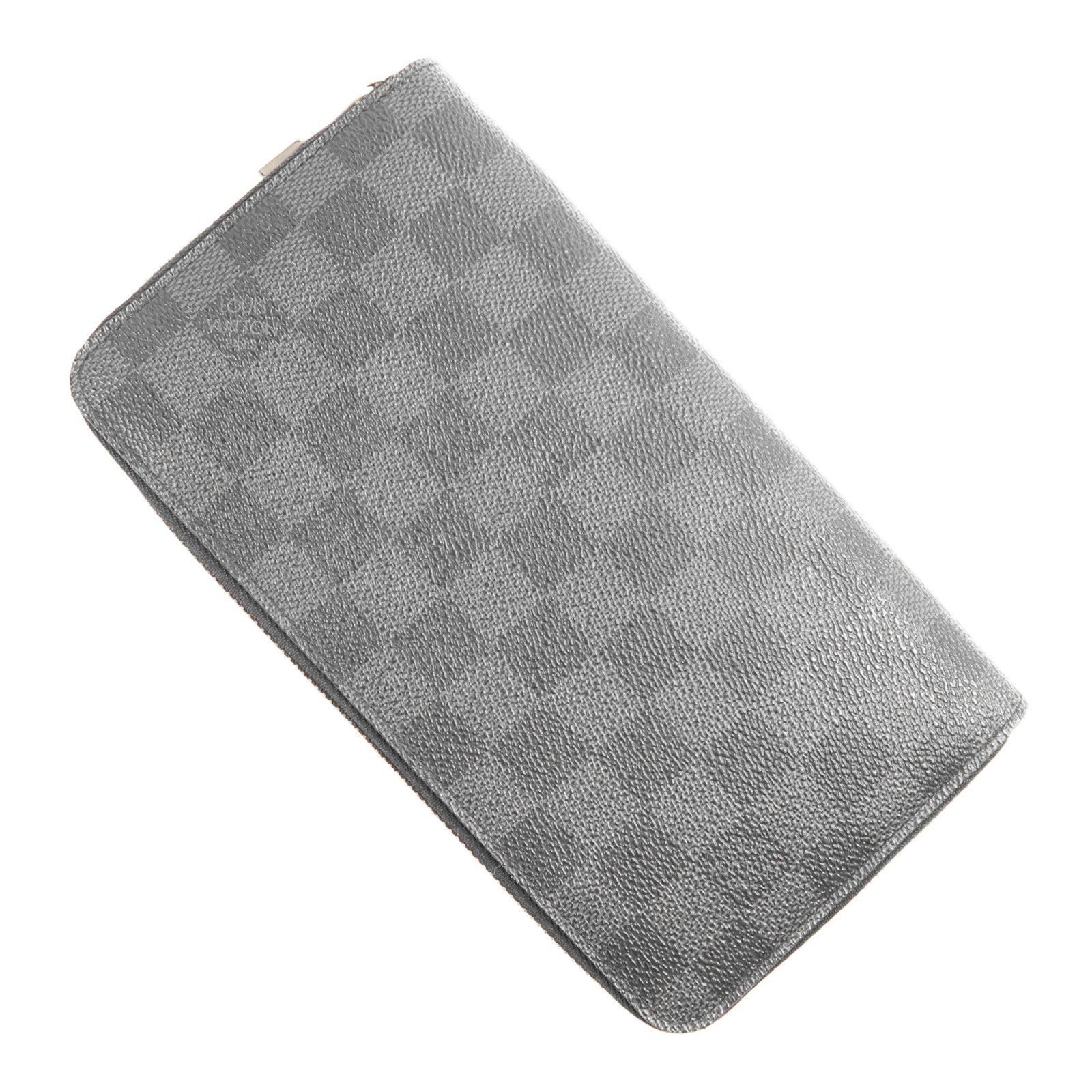 LOUIS VUITTON Damier Graphite Zippy Organizer Wallet銀扣長錢包