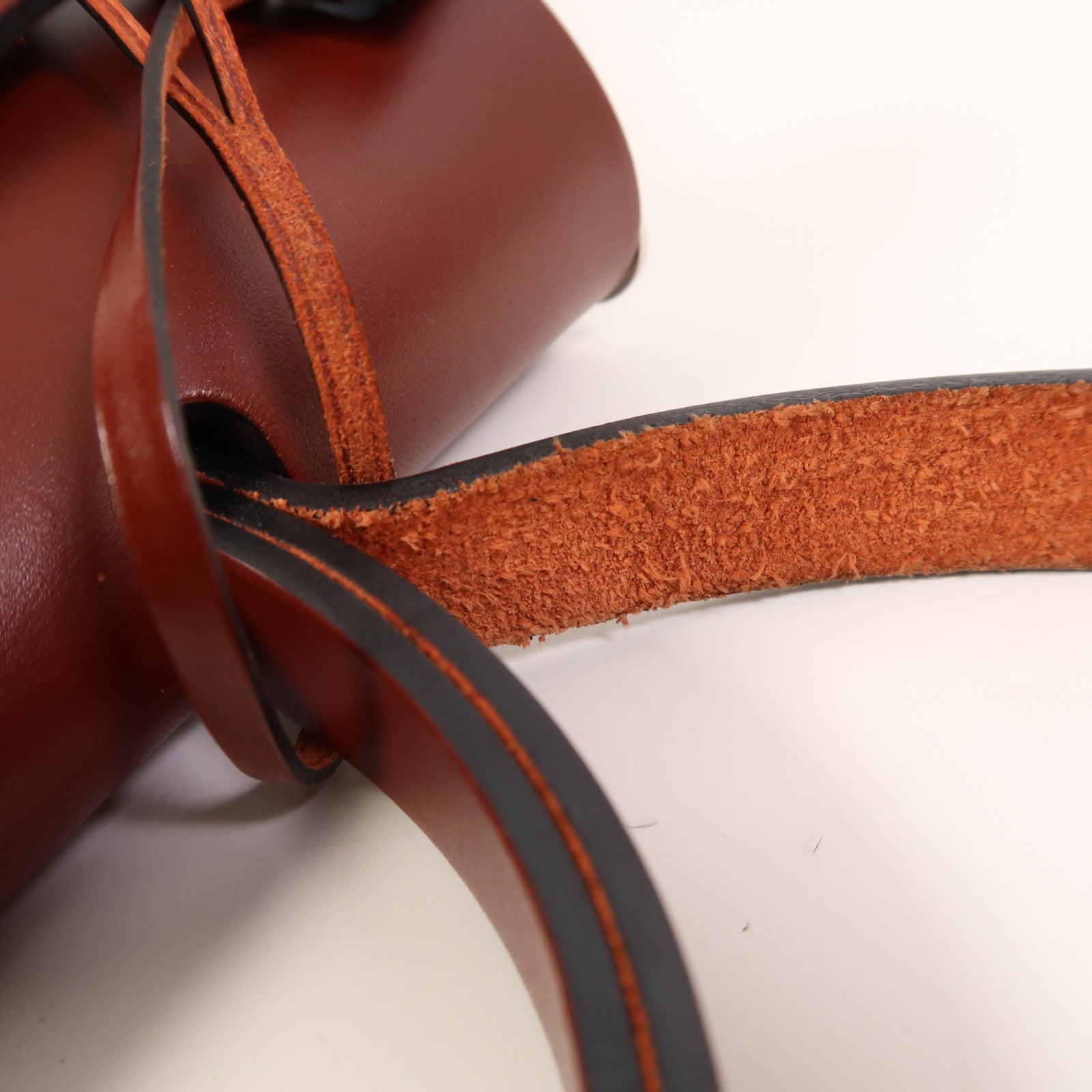 HERMES 帆布Herbag PM銀扣手挽肩背兩用袋Bleu Tempete/Rouge H