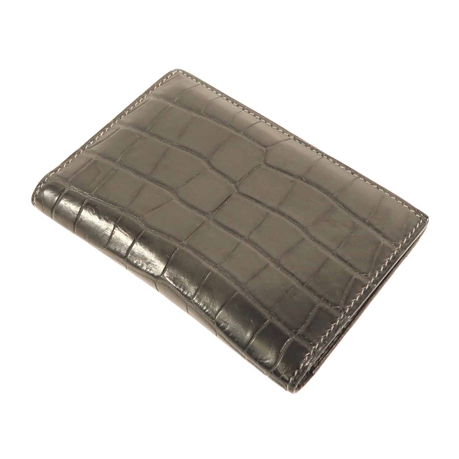 HERMES 【激減優惠】鱷魚皮革MC2 Euclide卡片套