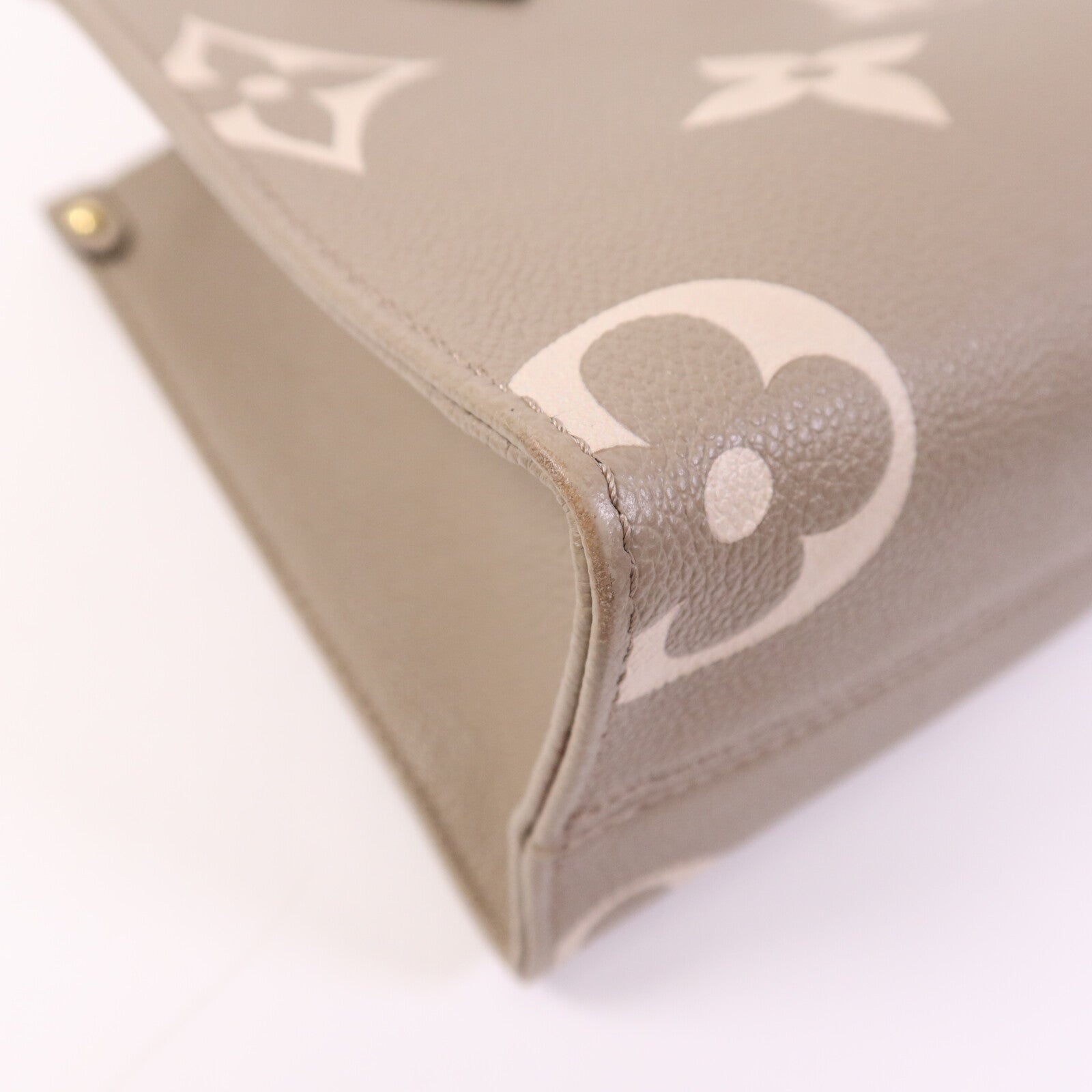 LOUIS VUITTON Monogram Empreinte On The Go PM金扣手挽肩背兩用袋