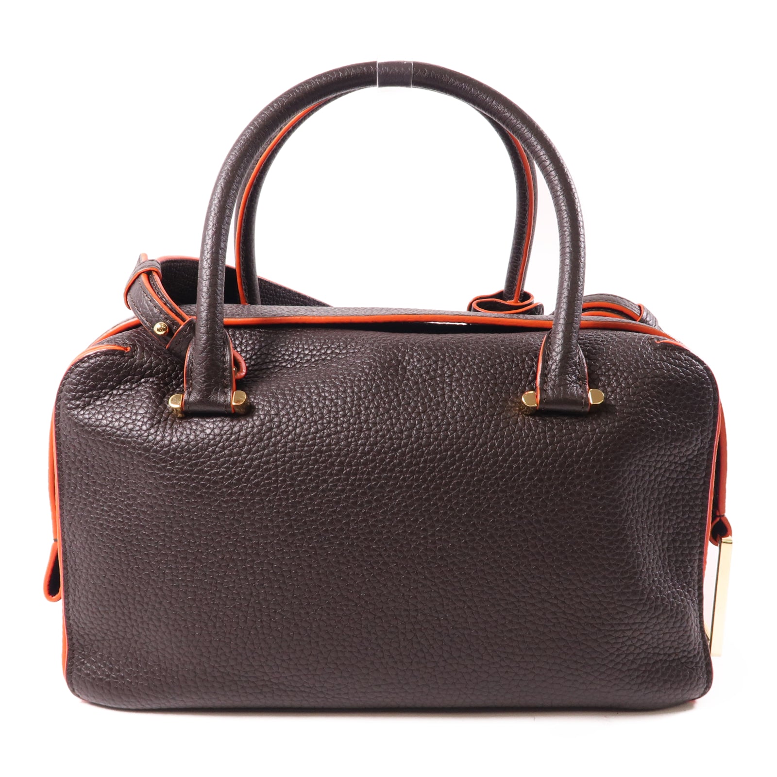 Delvaux 牛皮皮革Cool Box手挽肩背兩用袋棕色