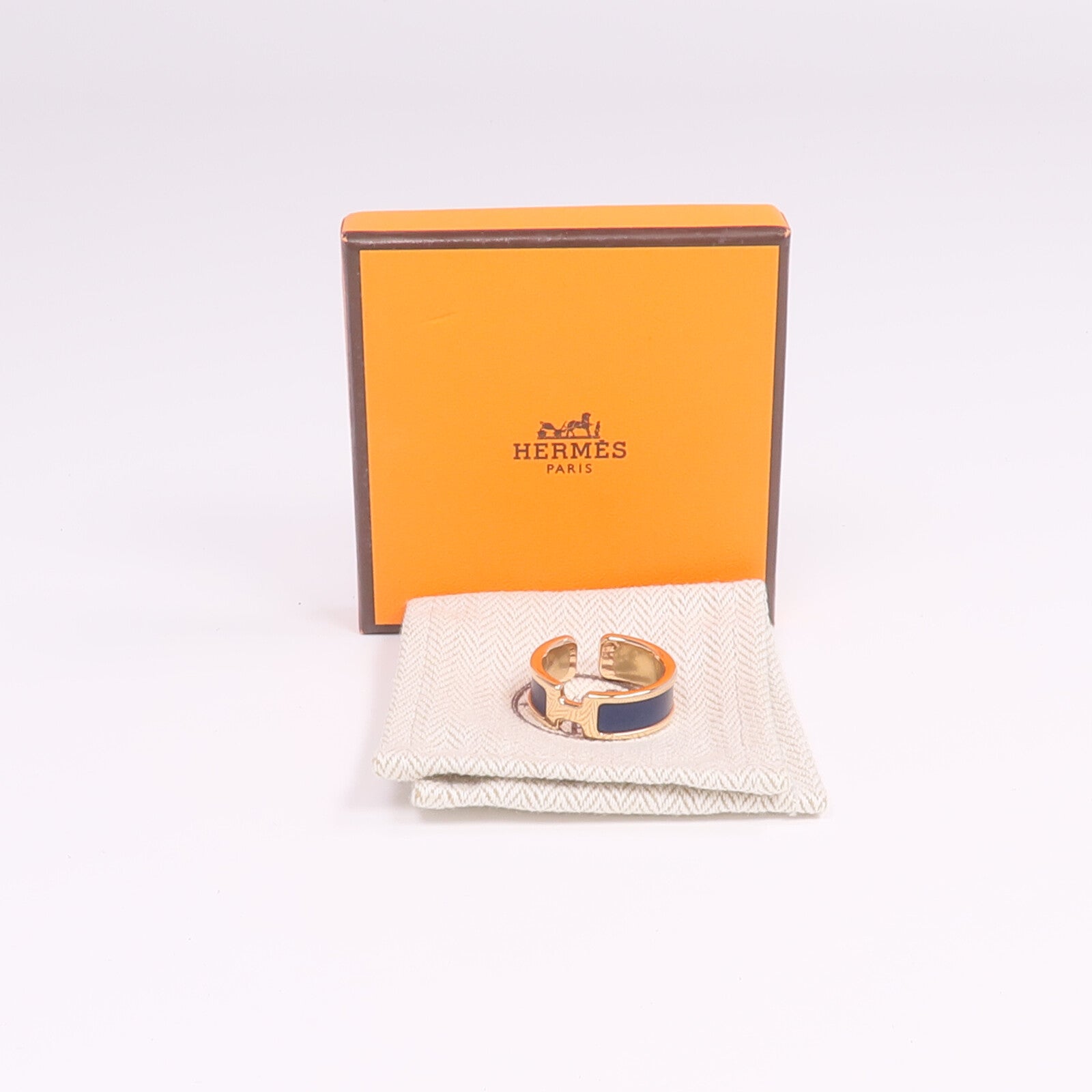 HERMES 金屬/皮革Olympe Ear Cuff Large耳夾