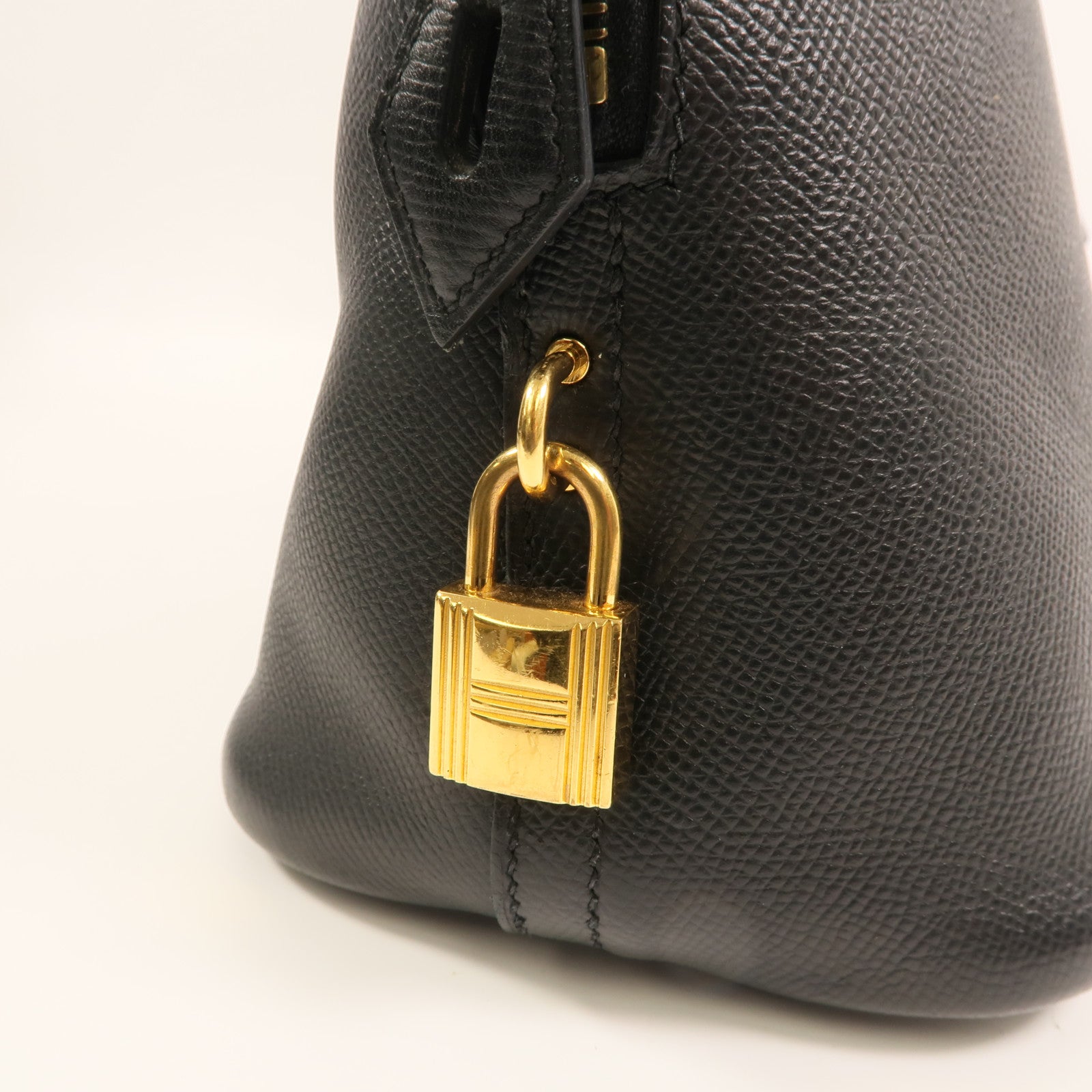 HERMES Epsom皮革Bolide1923 30金扣手挽肩背兩用袋Noir