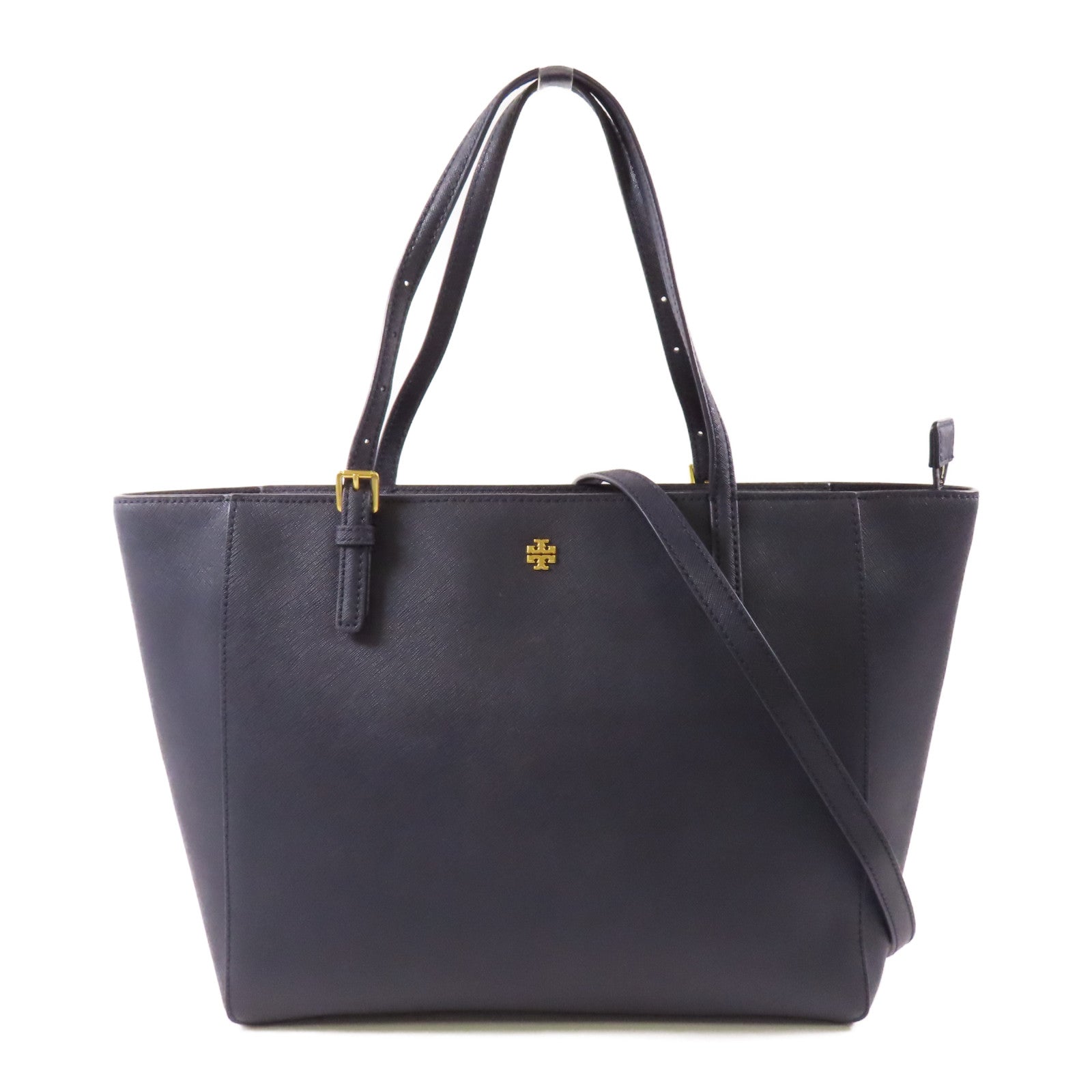 Tory Burch 牛皮皮革2Way Shoulder金扣手挽肩背兩用袋