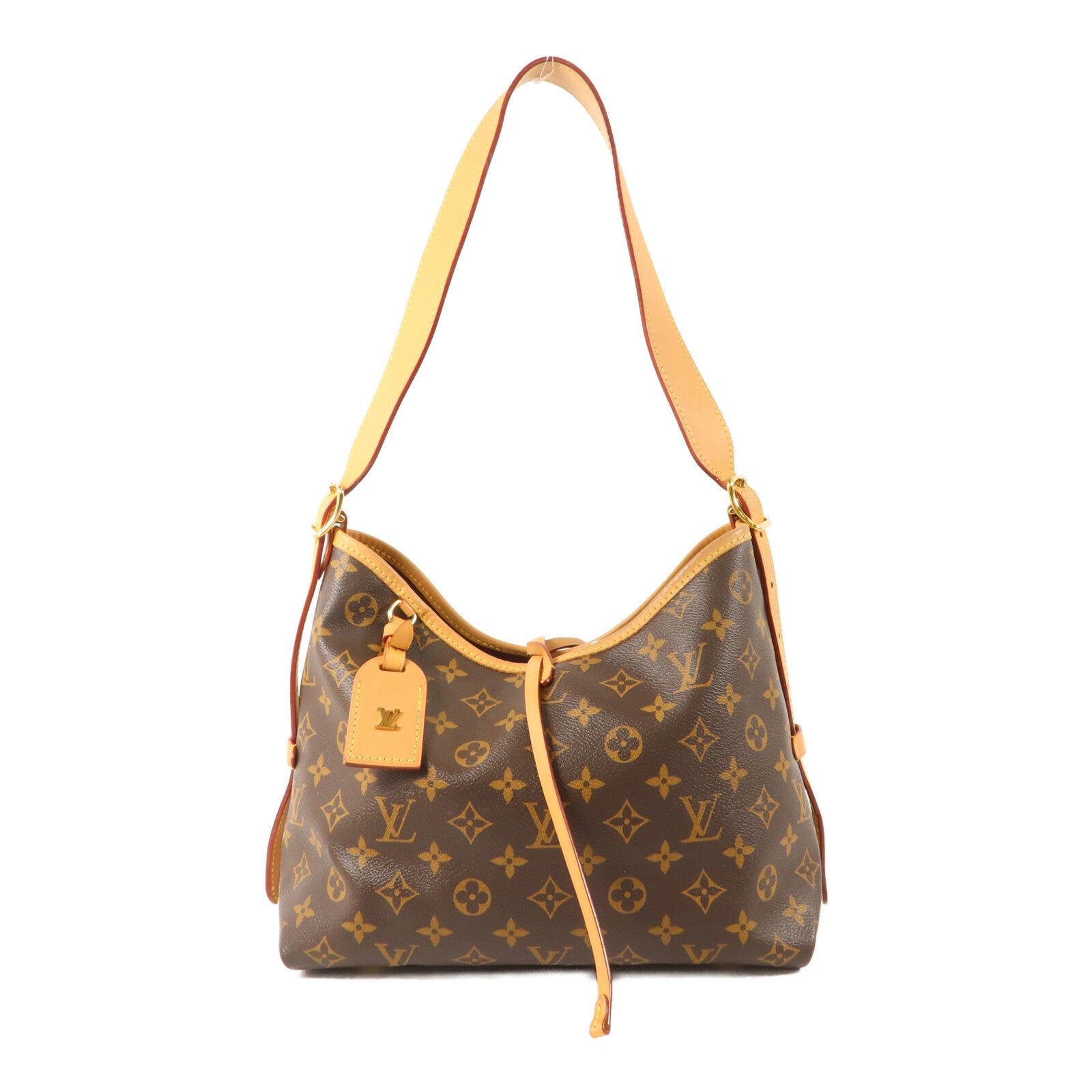 LOUIS VUITTON Monogram CarryAll PM金扣肩背袋