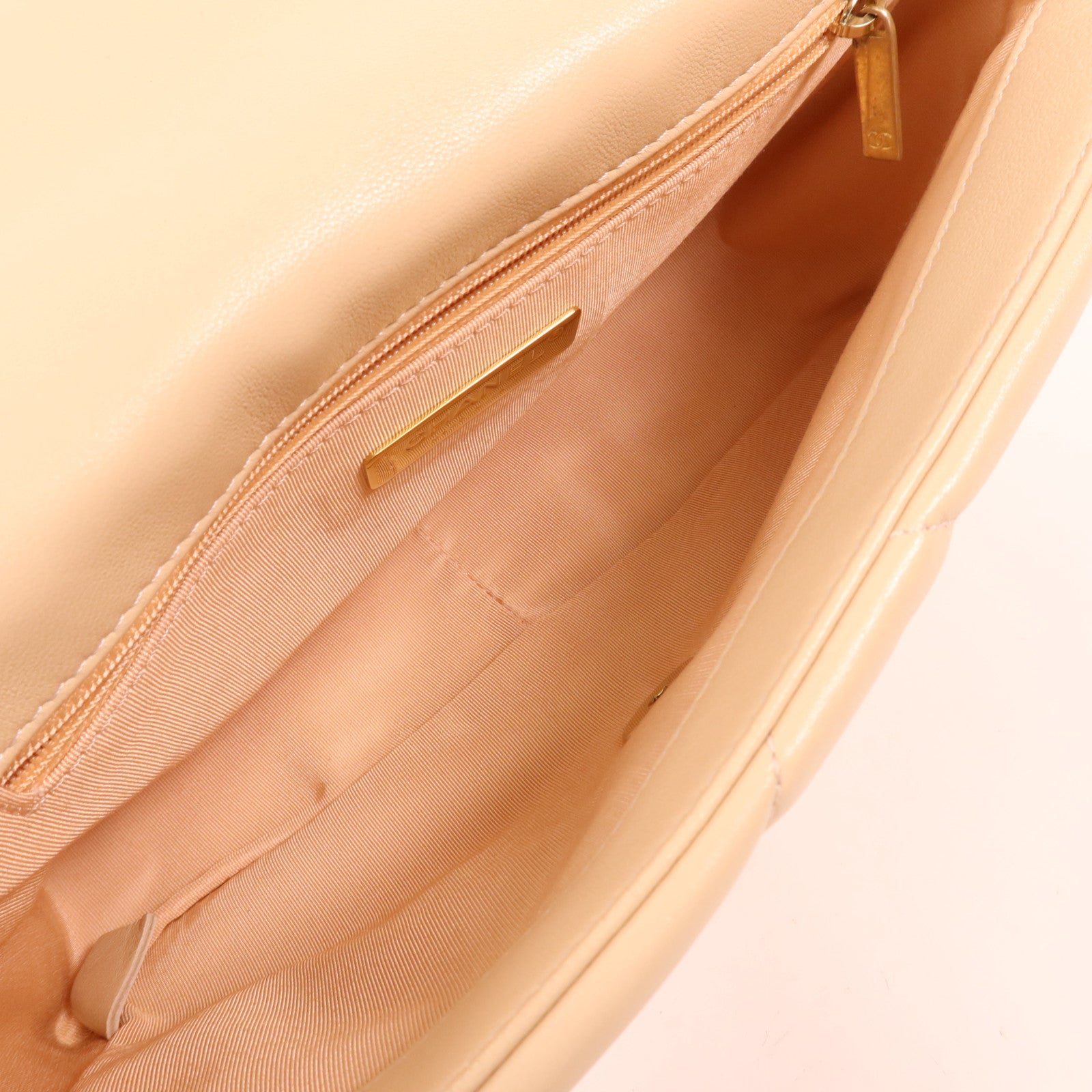 CHANEL 羊皮皮革Chanel 19 Small手挽肩背兩用袋