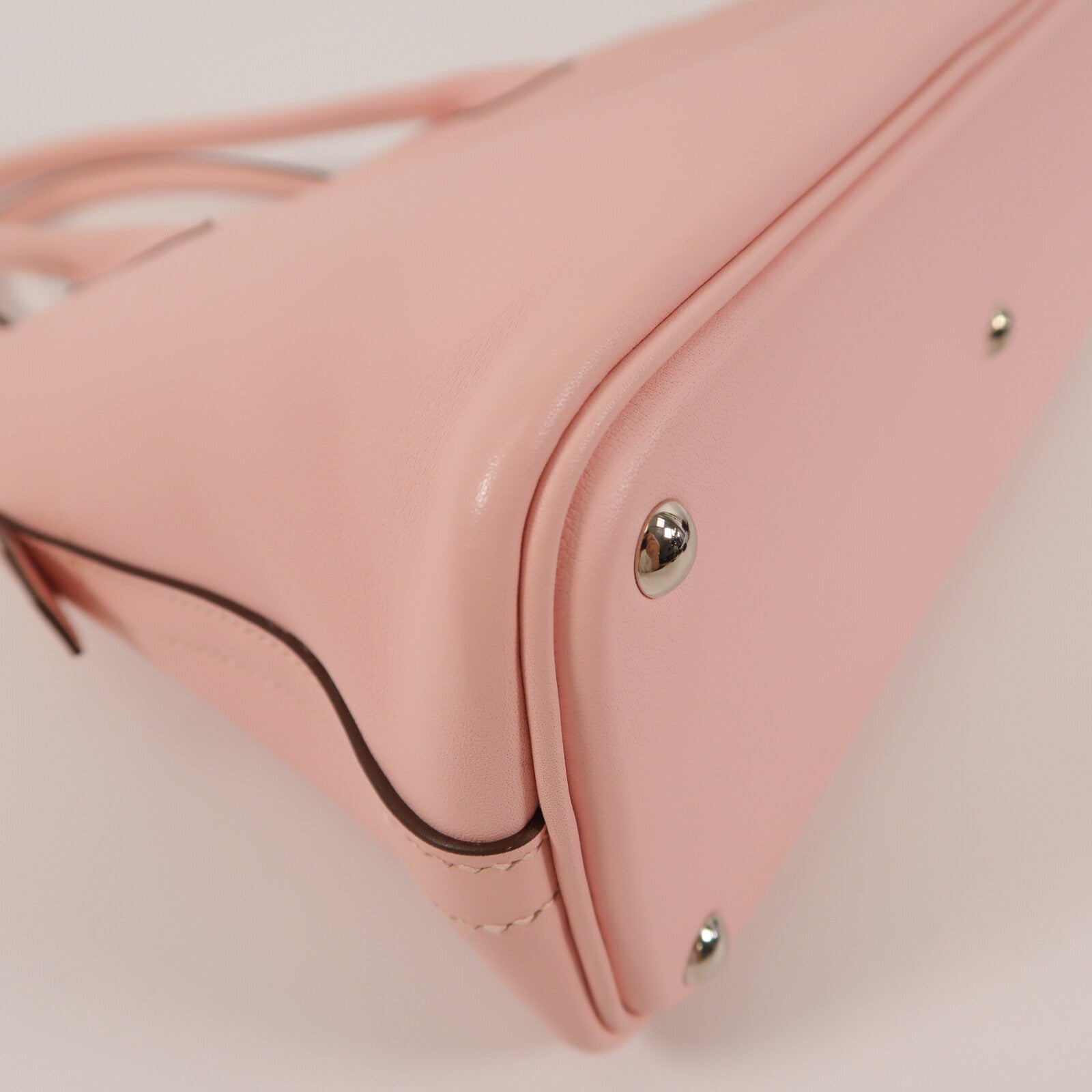 HERMES Swift皮革Bolide 27手挽肩背兩用袋Rose Sakura