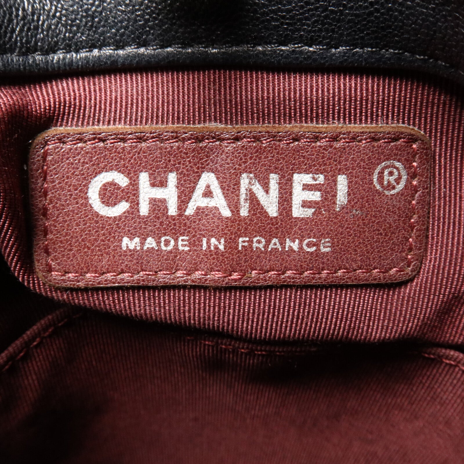 CHANEL 牛皮皮革Pile Ou Face Bag鏈帶肩背袋