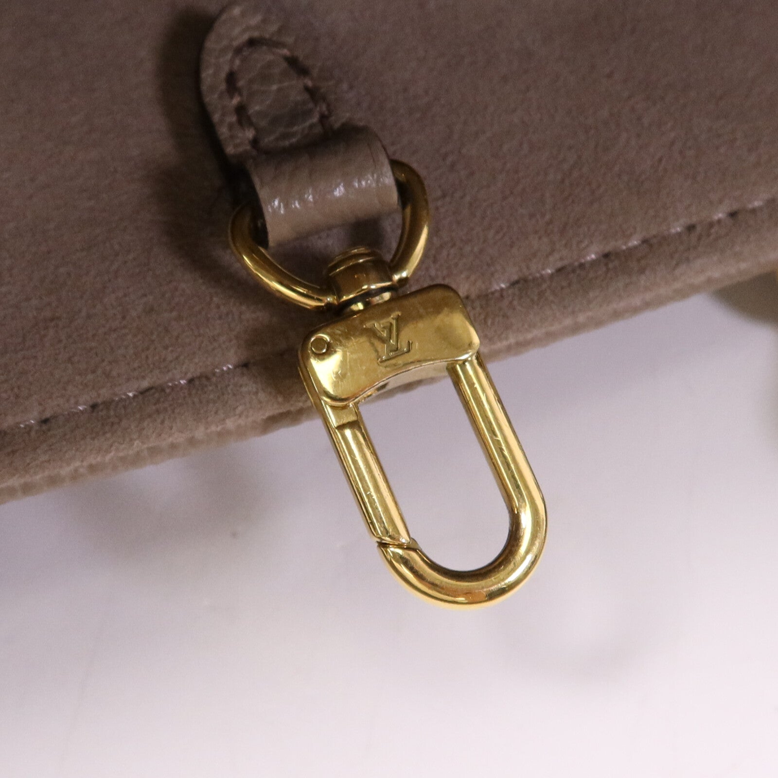 LOUIS VUITTON Monogram Empreinte On The Go PM金扣手挽肩背兩用袋
