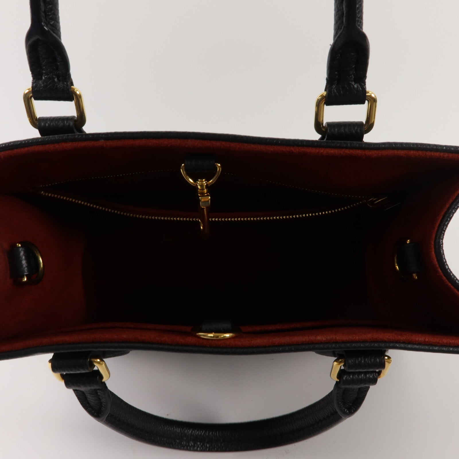 LOUIS VUITTON Monogram Empreinte On The Go PM手挽肩背兩用袋