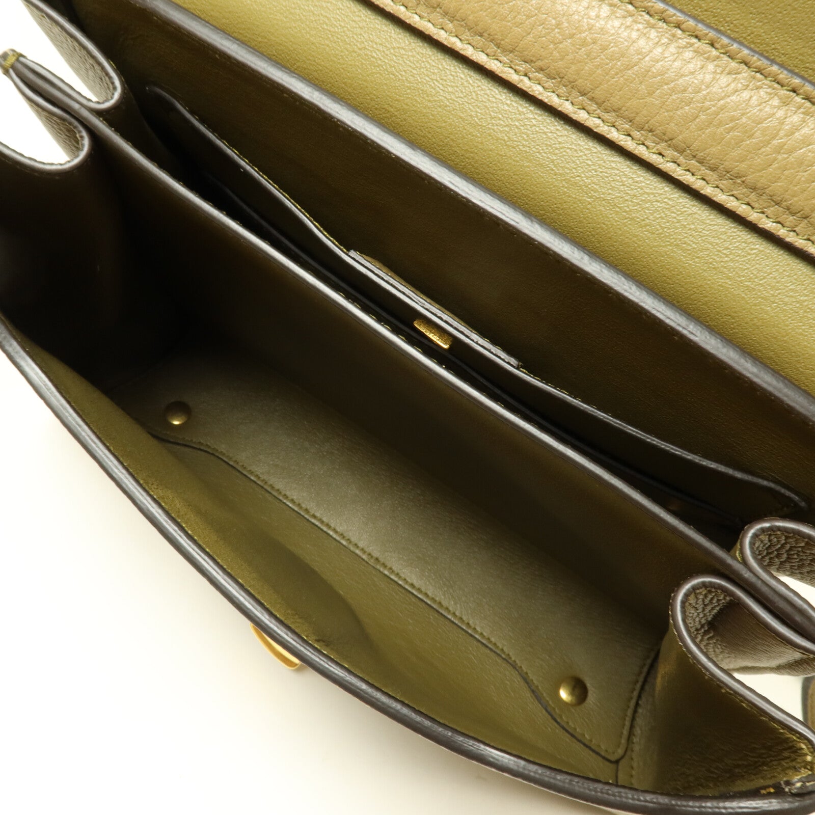 Salvatore Ferragamo 牛皮皮革Margot Gancini手挽肩背兩用袋