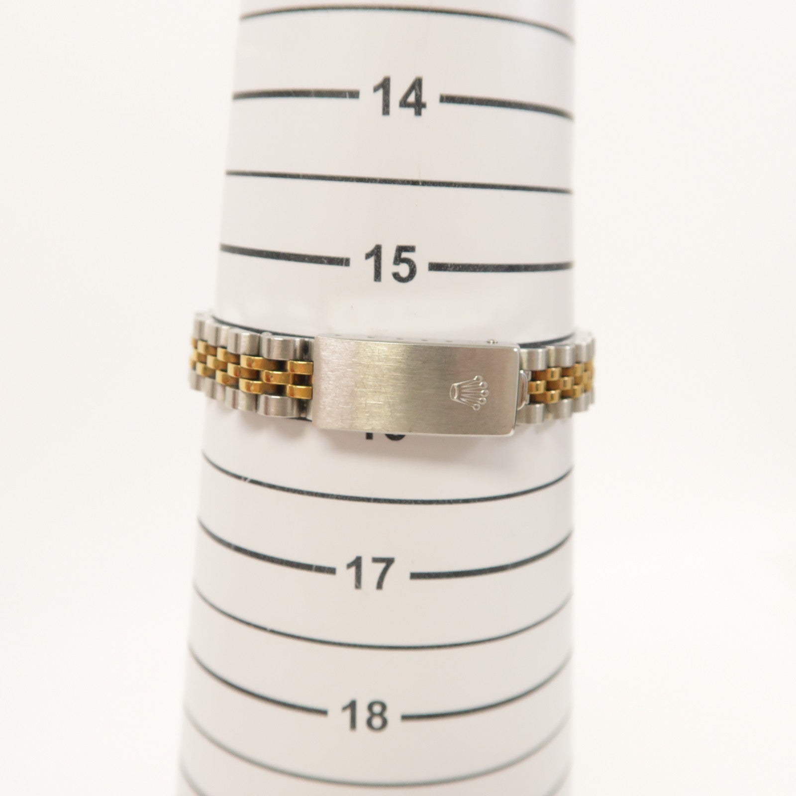 ROLEX Lady Datejust 18K黃金/不鏽鋼手錶自動機芯金色