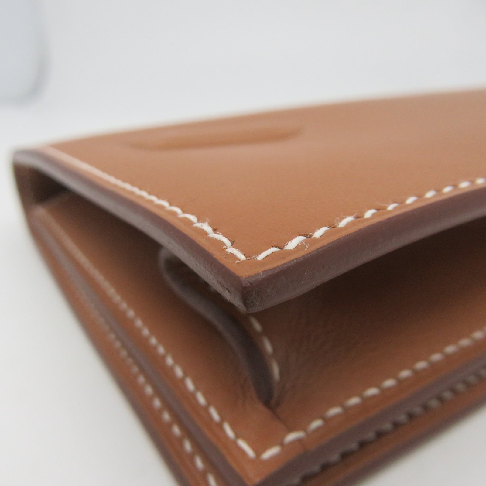 HERMES 【清倉大減價】Swift皮革Shadow Kelly Clutch手提包金色
