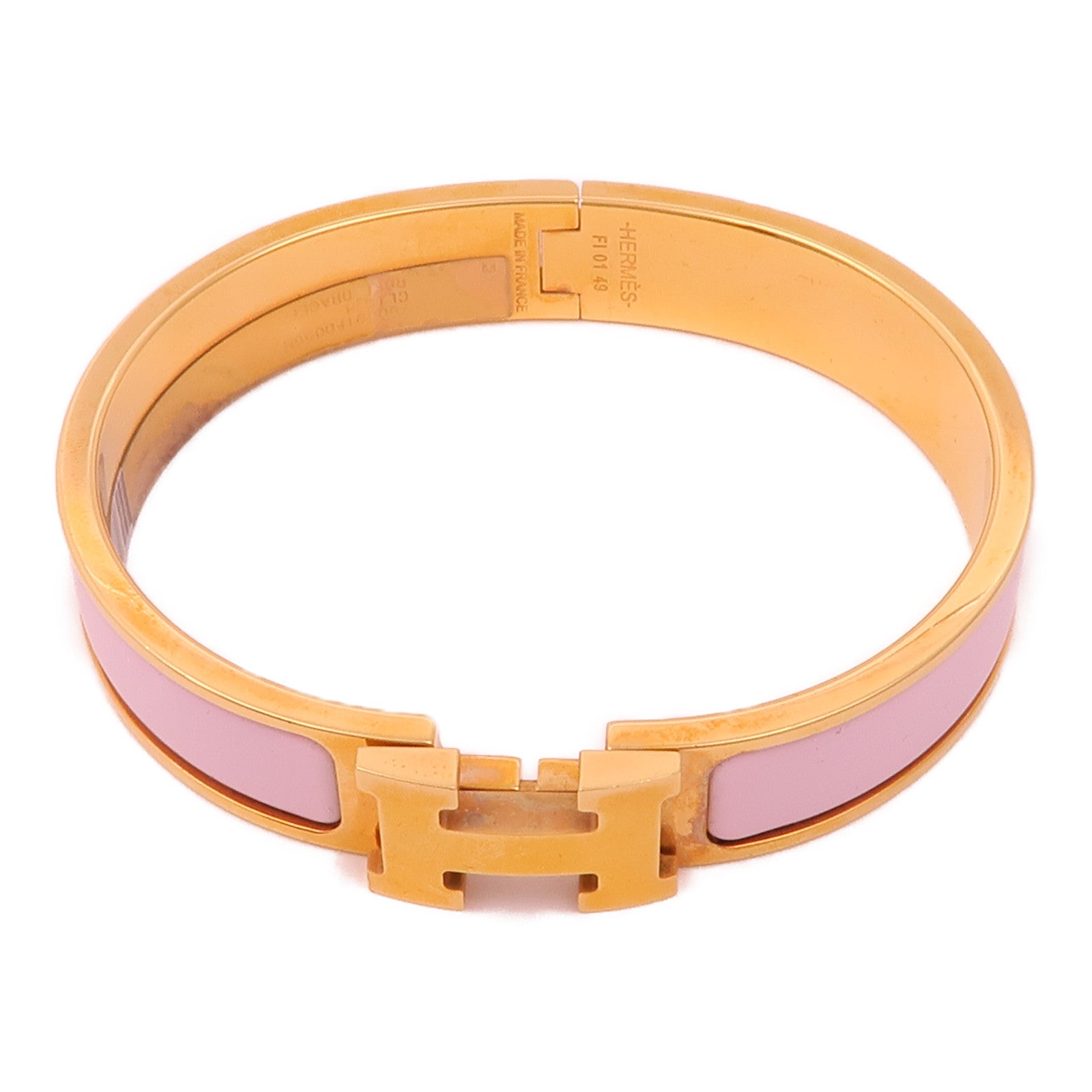 HERMES 金屬Clic H Bangle手鐲
