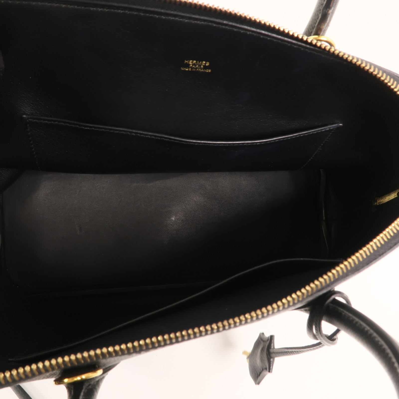 HERMES Epsom皮革Bolide1923 30金扣手挽肩背兩用袋Noir