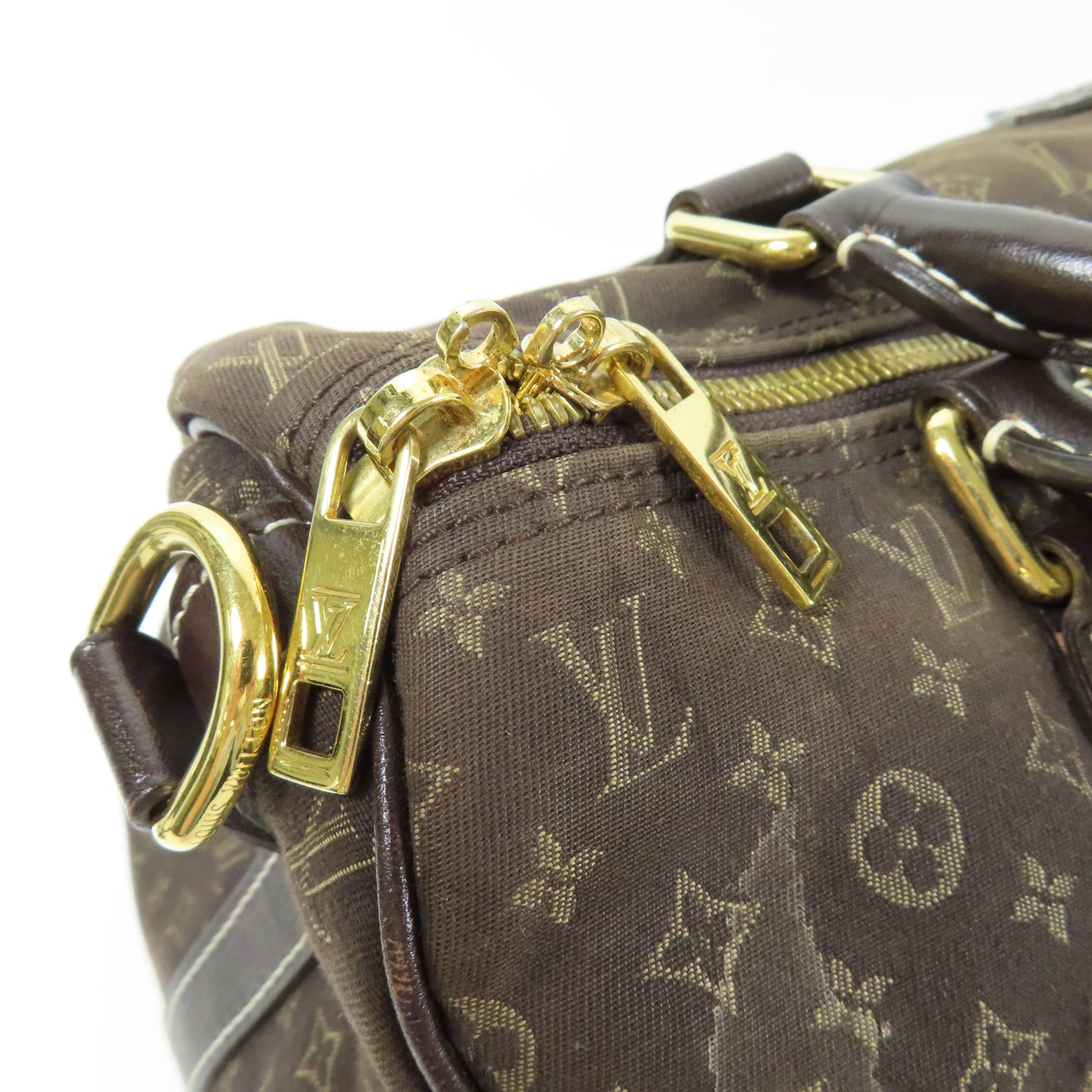 LOUIS VUITTON Monogram Idylle Speedy Bandouliere 30金扣手挽肩背兩用袋棕色